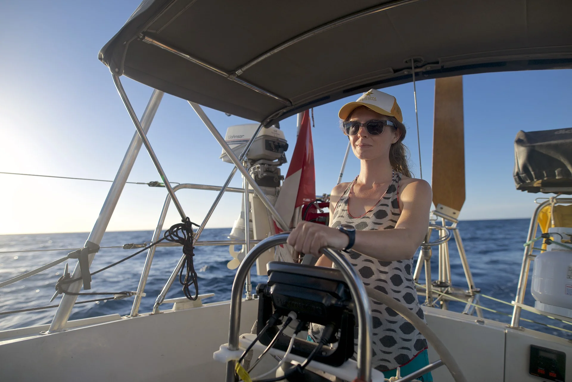 Sailing with Fiona and Robin on Monarch, on the Sea of Cortez.