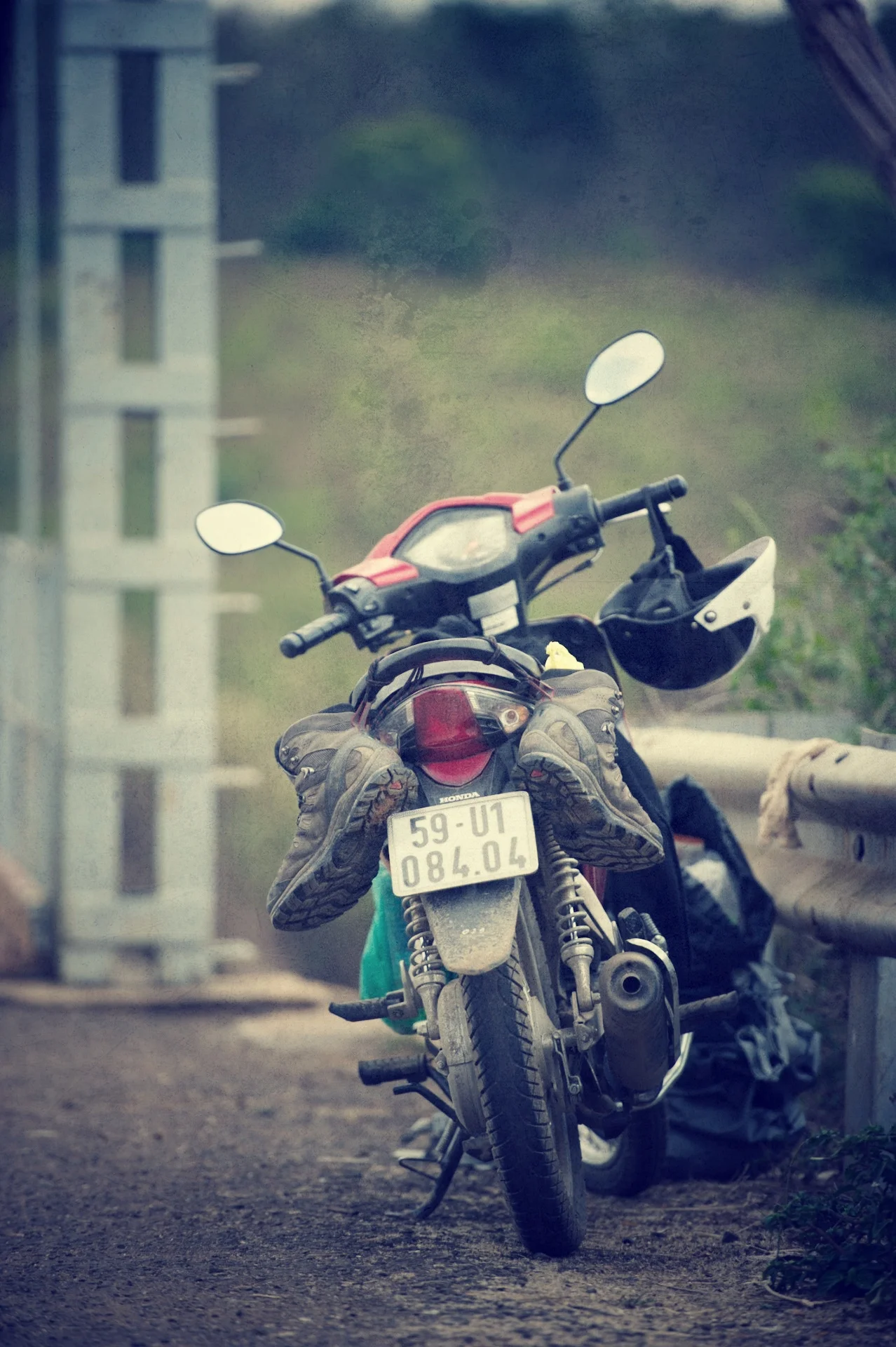 My small 125cc motorbike in Vietnam, way back in 2012.