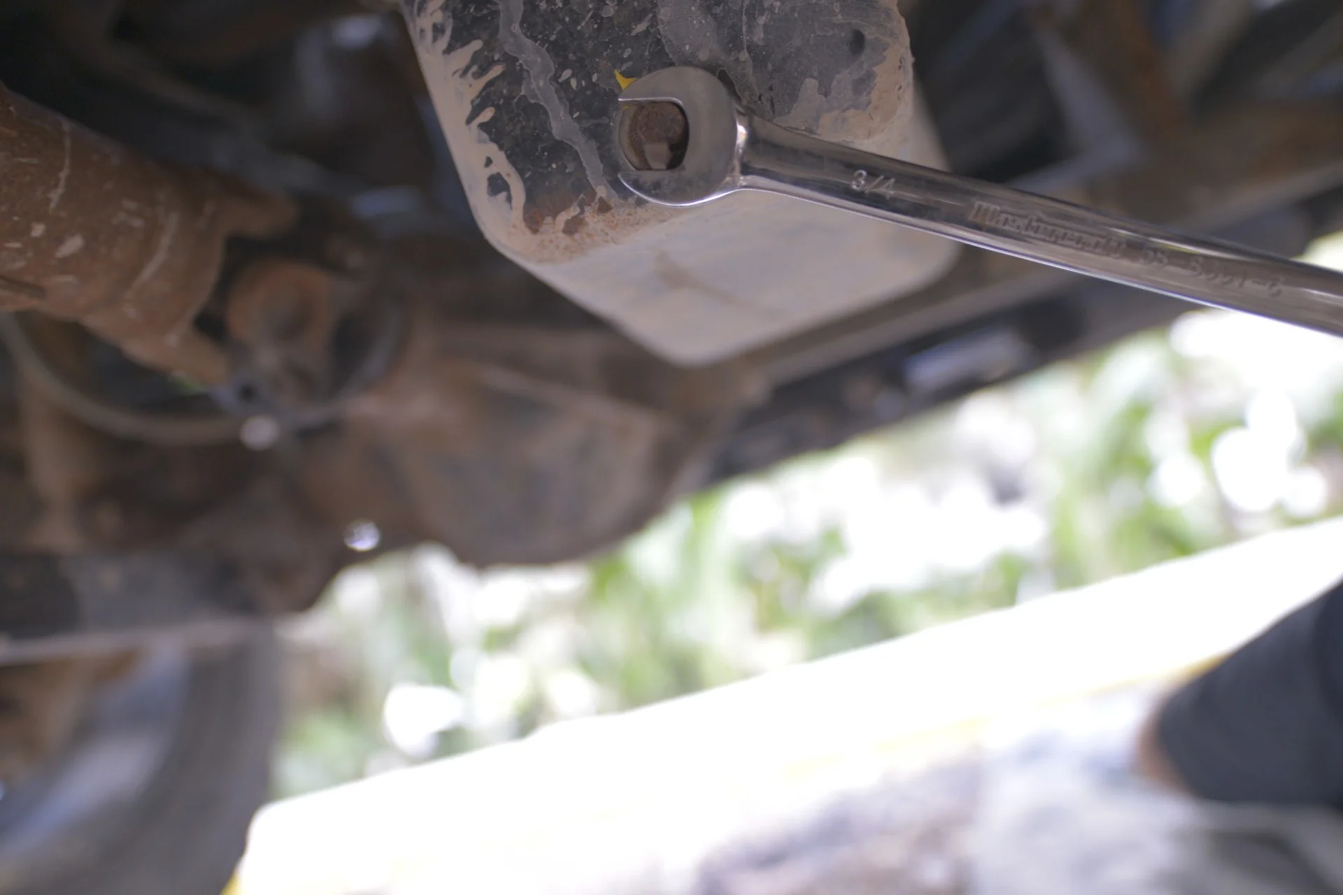 Murphy's law: The wrench missing is the wrench you will need.