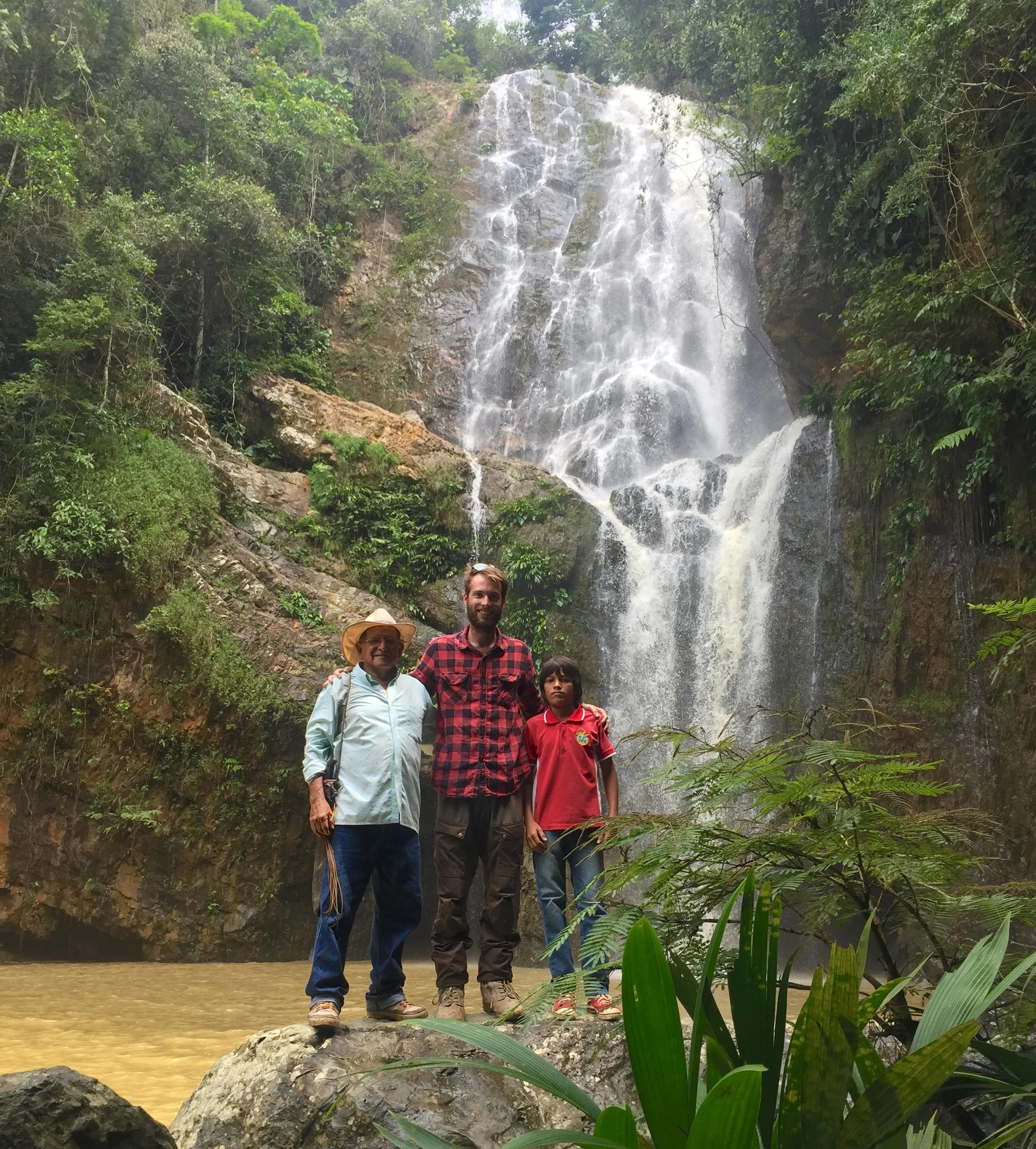 The Cascadas Sal de la Indian. The waterfall of the salt of the indian I guess !?