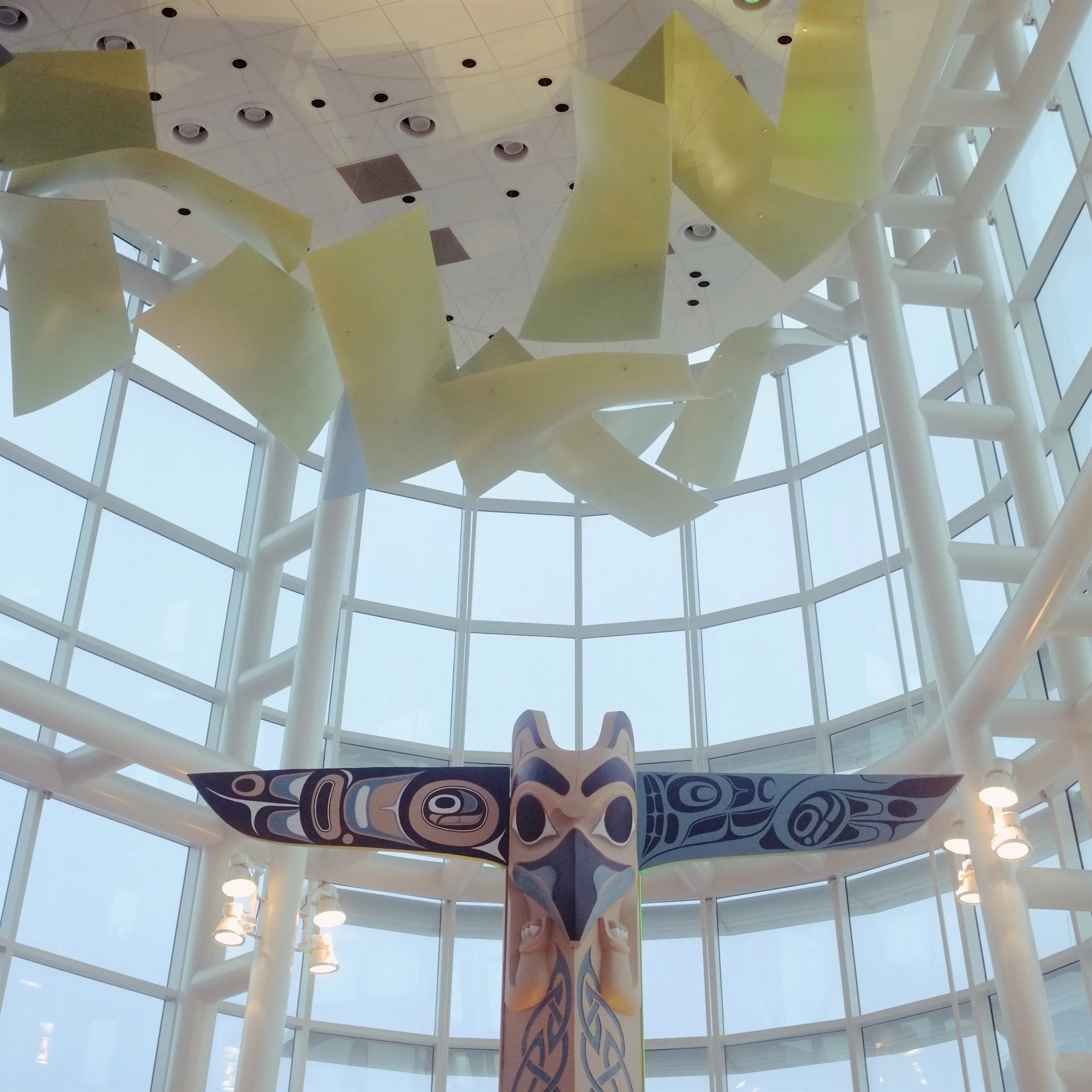 YVR, Vancouver airport, Canada.