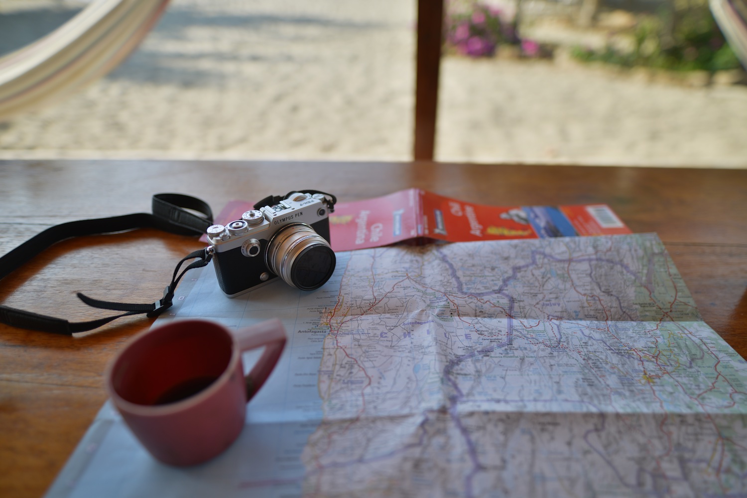 I don't carry a map to plan things. I carry it so I can take cute pictures like this one. 