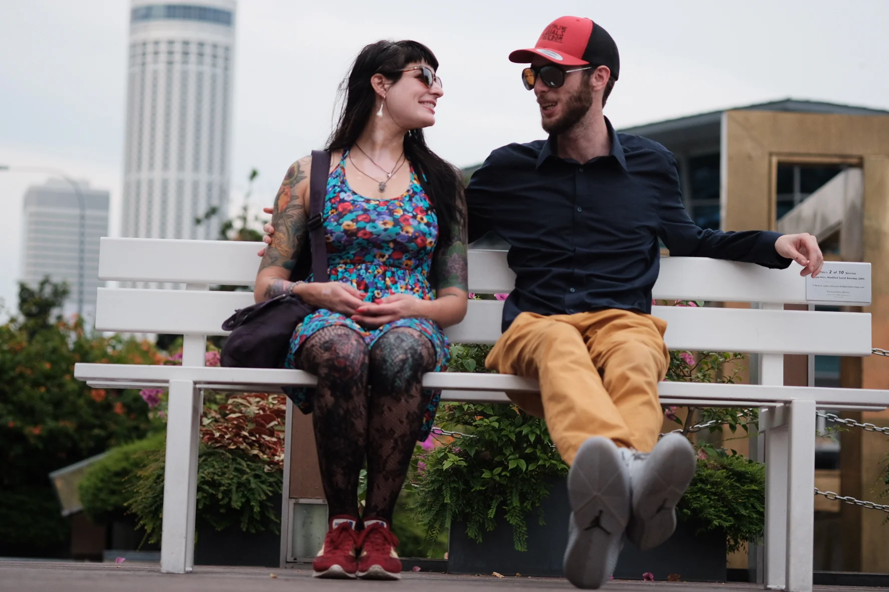 The love of my life, Alley. Here we’re in Singapore.