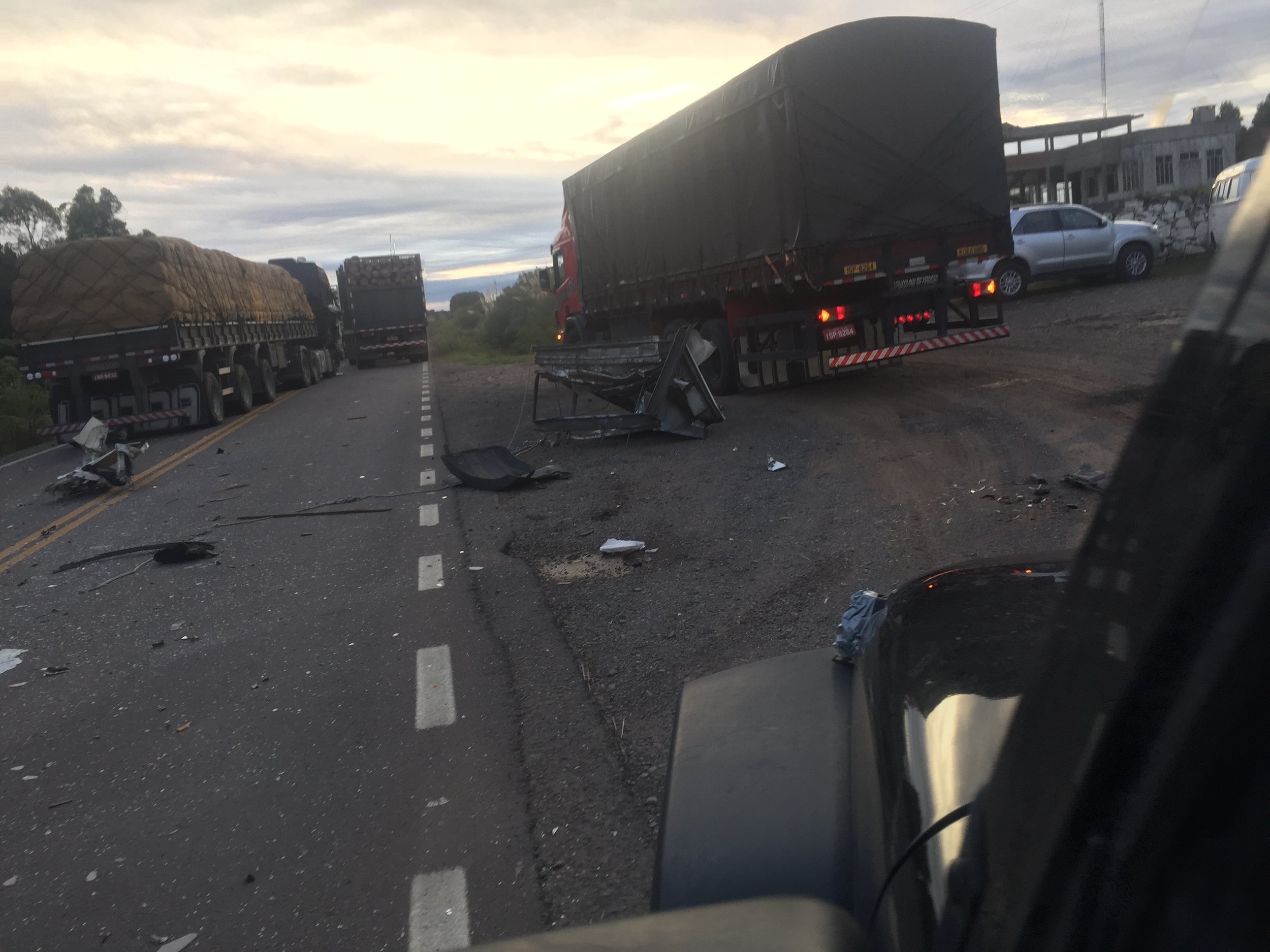 A super violent accident just happened a few minutes before I drove by. A reminder that life’s short.