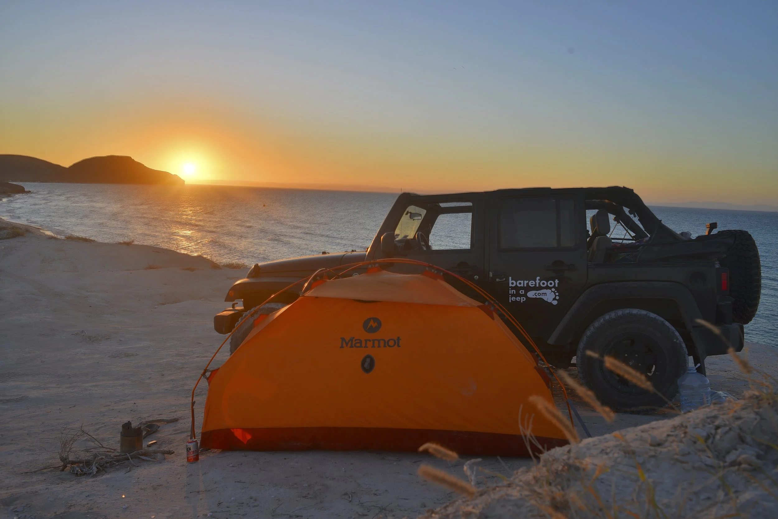 A found a deserted beach near La Paz in Baja California. Paradise to myself.