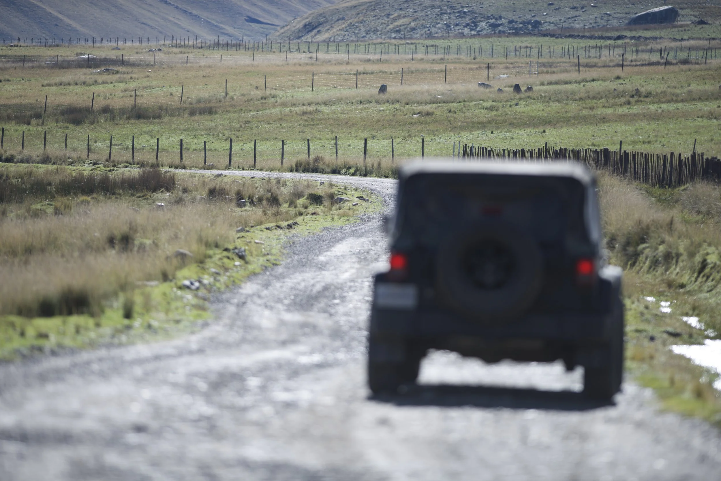 Peru. Small road in the country side, leading to nowhere.