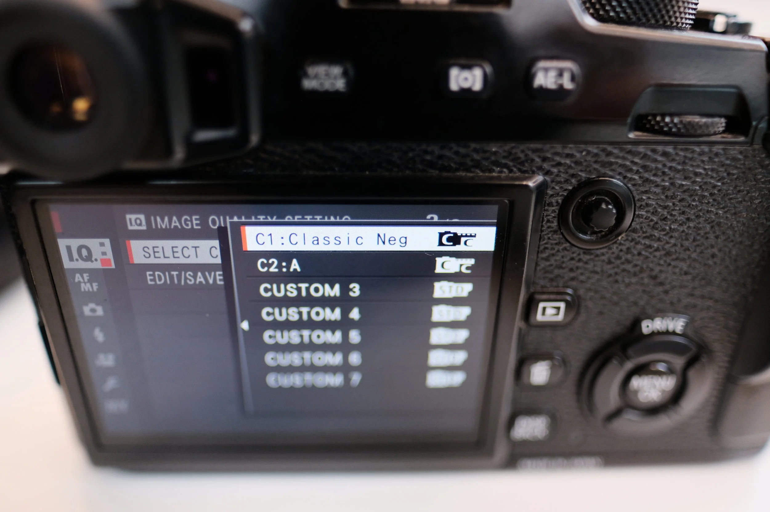 Fuji Classic Negative film simulation Lightroom preset