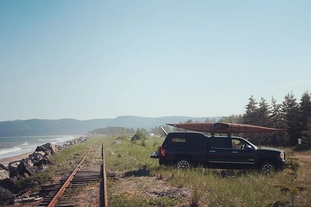 The Most Beautiful World. #overlanding #overlanders #seakayak #gaspesie #themostbeautifulworld #themorebeautifulworldourheartsknowispossible #freedom #vanlife #homeiswhereyouparkit #trucklife #itsacanadianthing