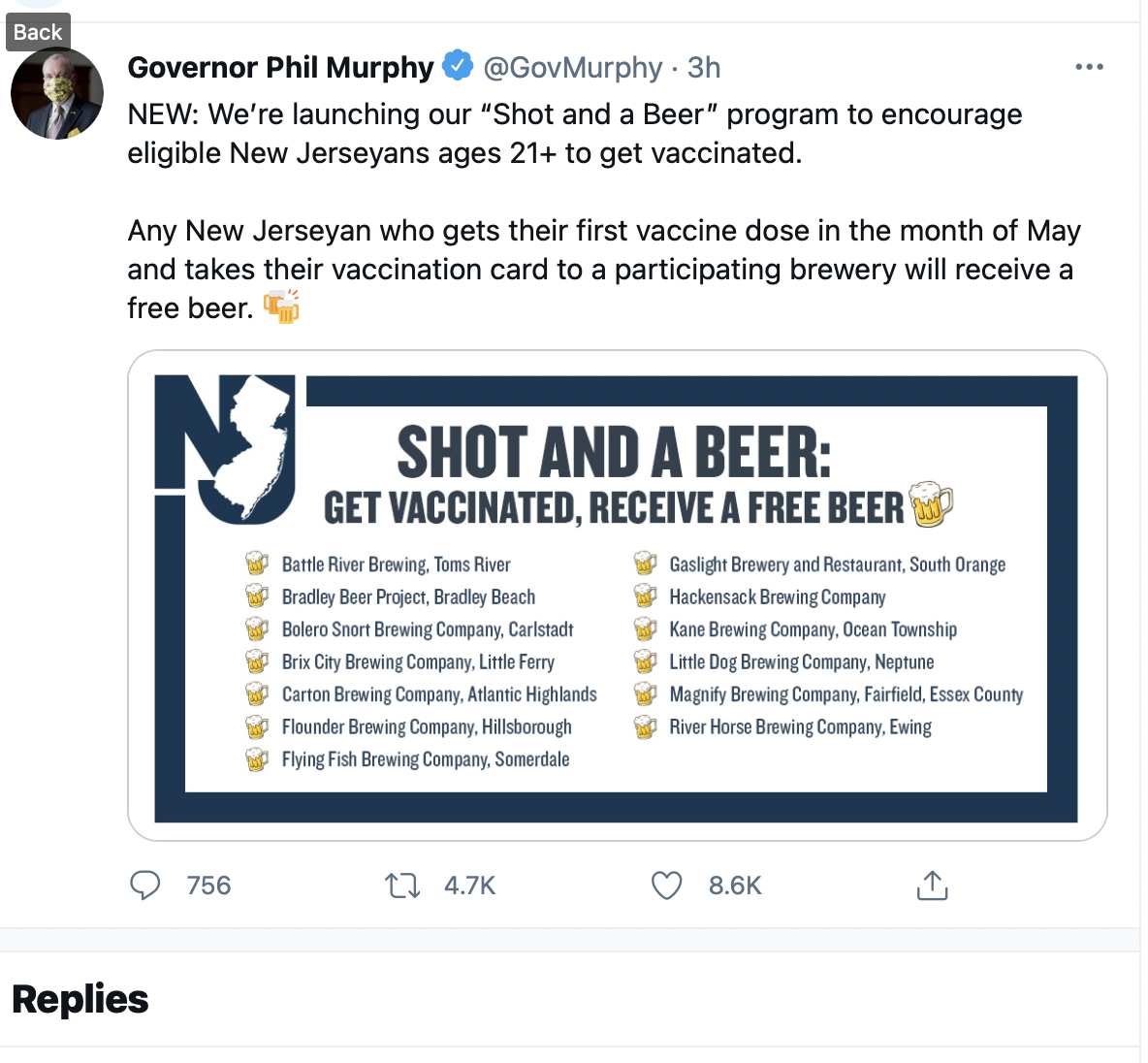 Get a shot, get a beer!