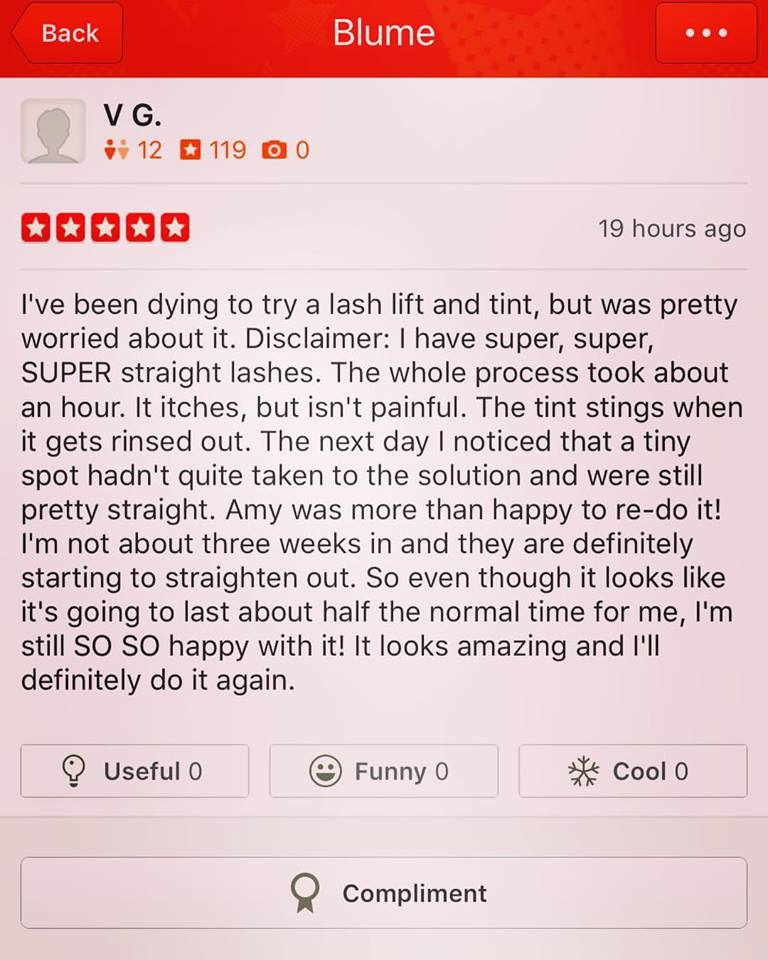 I love this review and her realness! Sometimes the services we do can't quite overcome nature's stubbornness, but we will do everything possible to have our clients leave happy and have a positive experience. See you in a few weeks my dear!.jpg
