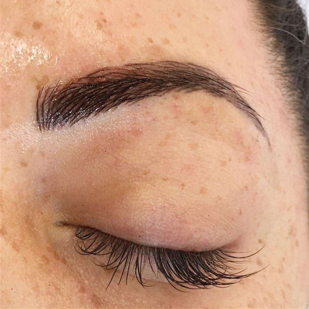 Microblading Magic by Amy Miller at Blume Beauty Bar located in Valencia CA a quick drive from Landcaster