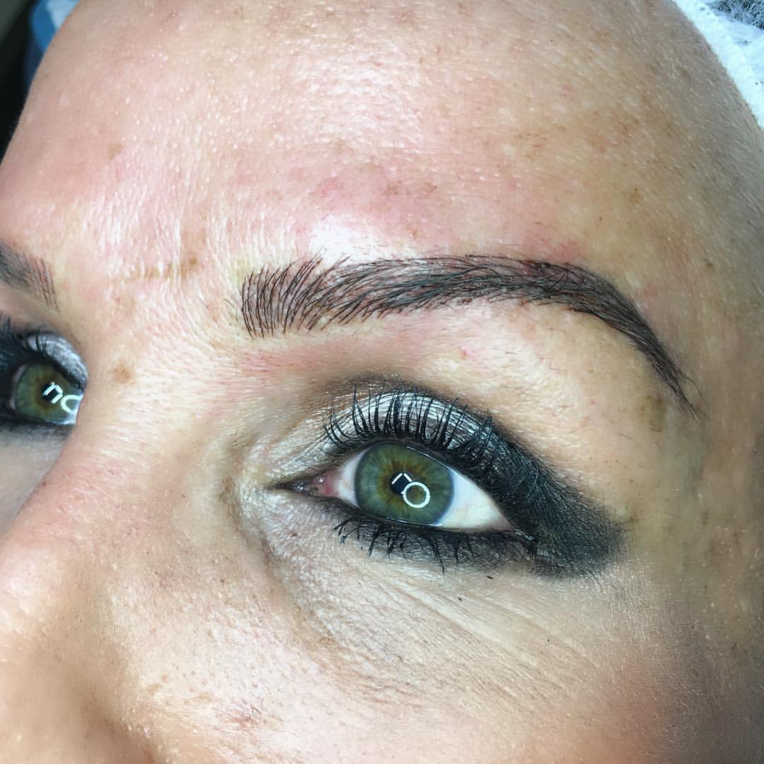Beautiful microblading by Amy Miller at Blume Salon located just a short 35 mins from Venice Beach Ca in Valencia CA