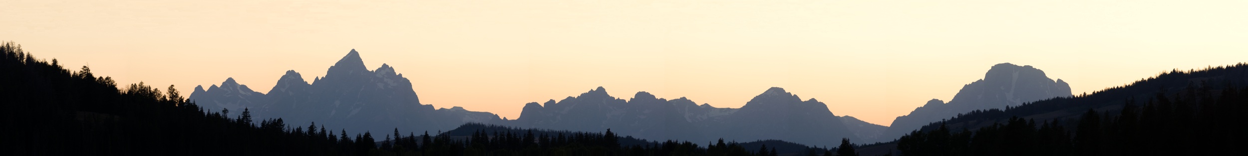 Grand Tetons at Dusk