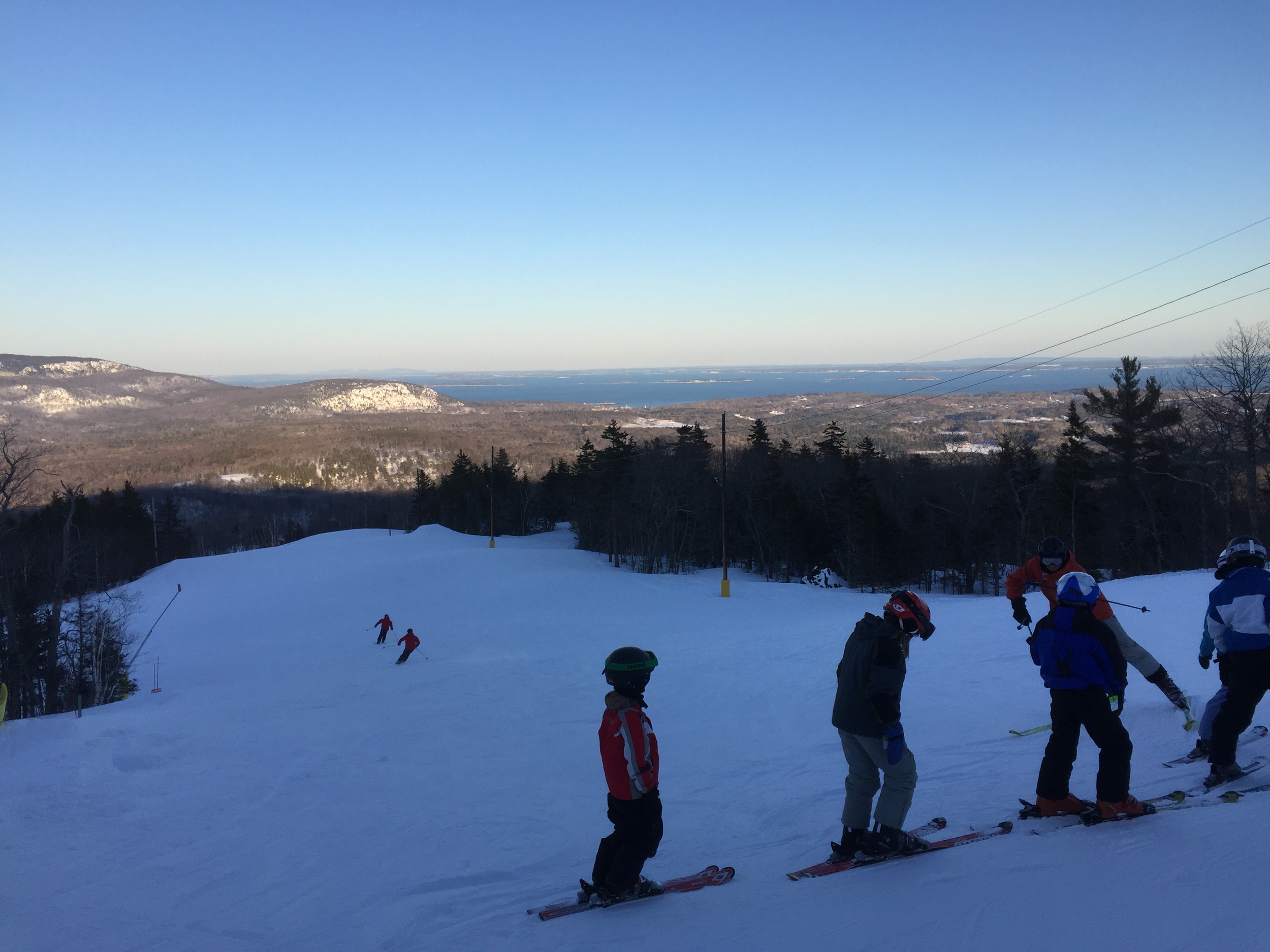 top of Ragged Mountain - Camden snow bowl