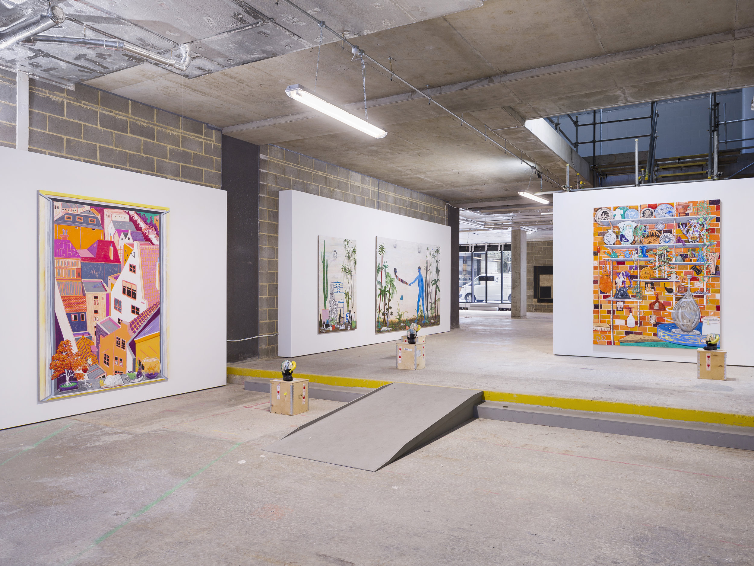  Condo London   Installation View  Koppe Astner group presentation with Tom Howse and Kris Lemsalu  2019 