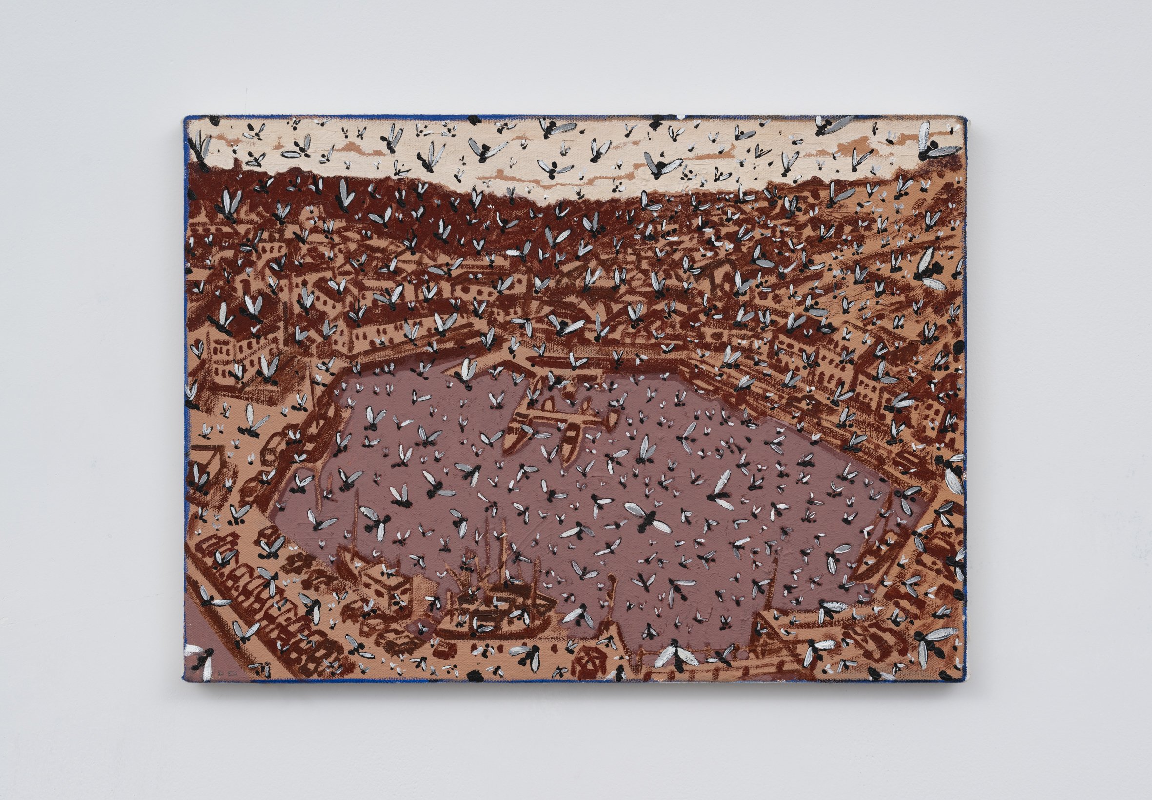   Flying Ant Day , Oil on Cotton, 30.5 × 42 cm, 2020-2025 