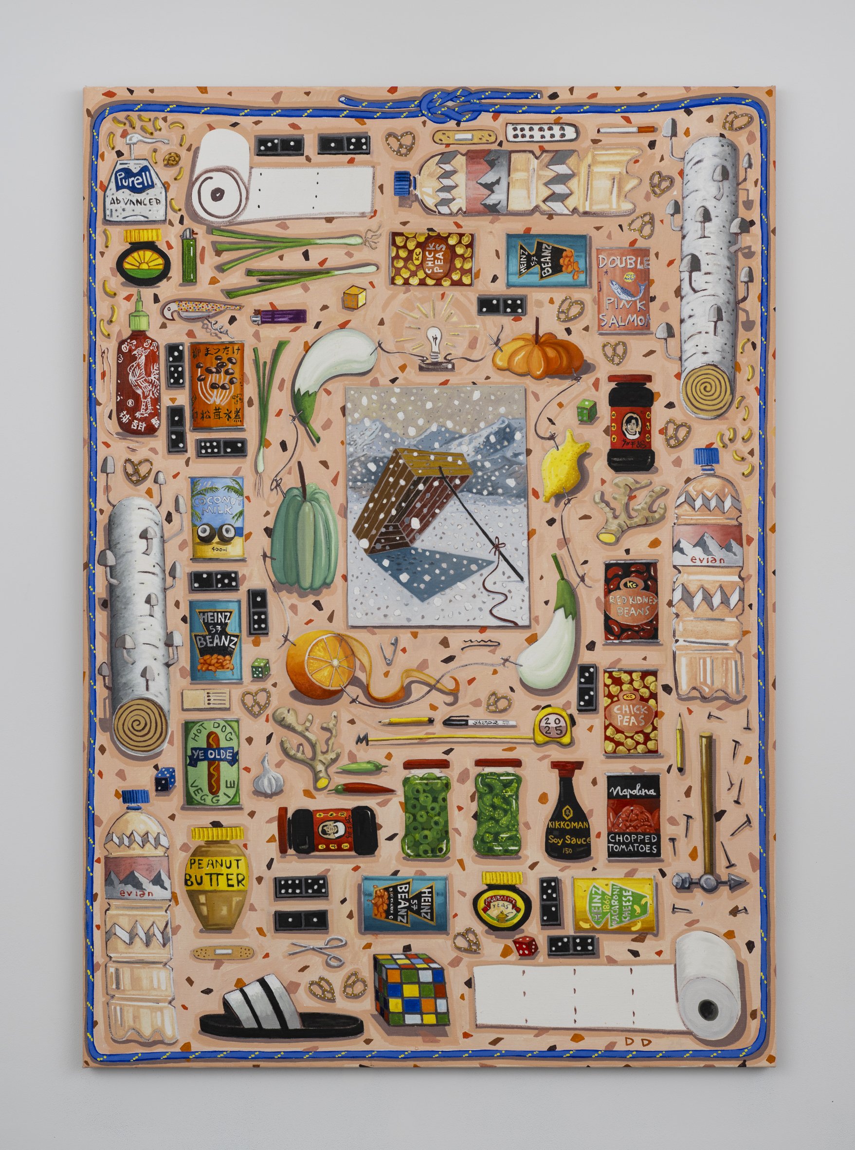   Trap,  Oil on Flax, 170 × 120 cm, 2025 