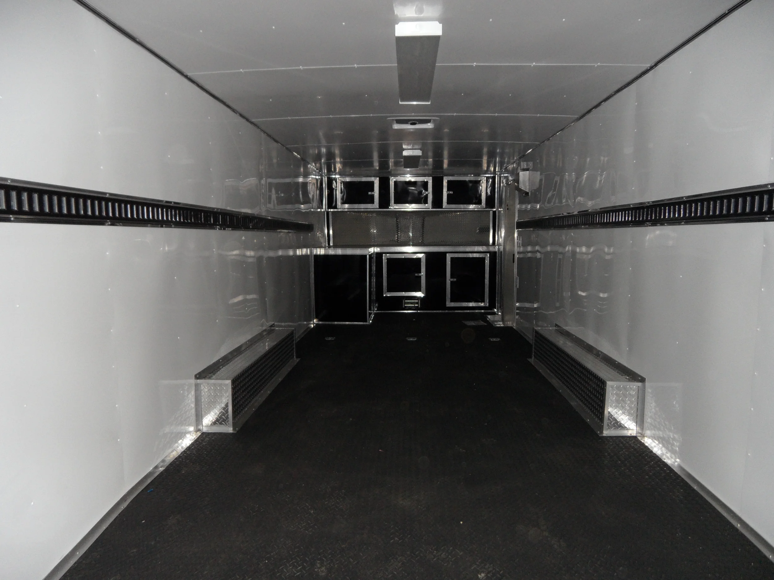 Race package with generator box and e-track