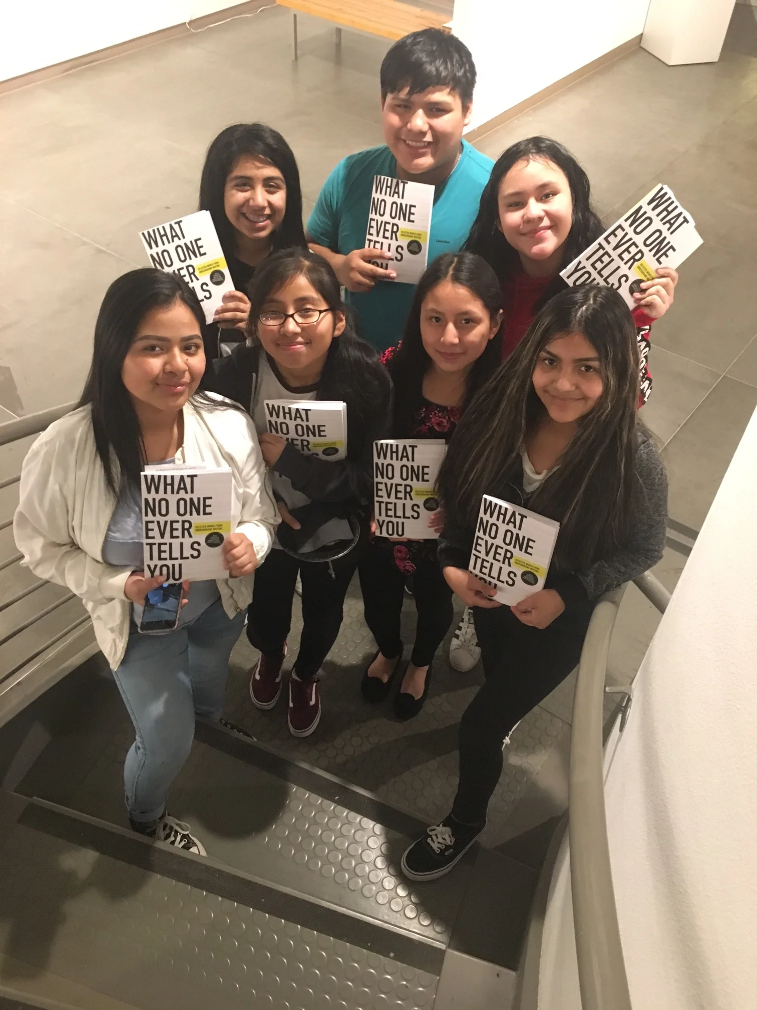  At the  Museum of Northwest Art &nbsp;(MoNA) for our Pre-Publication Book Reading - 2.8.18 -&nbsp;Students from our Migrant Leaders Club site. 