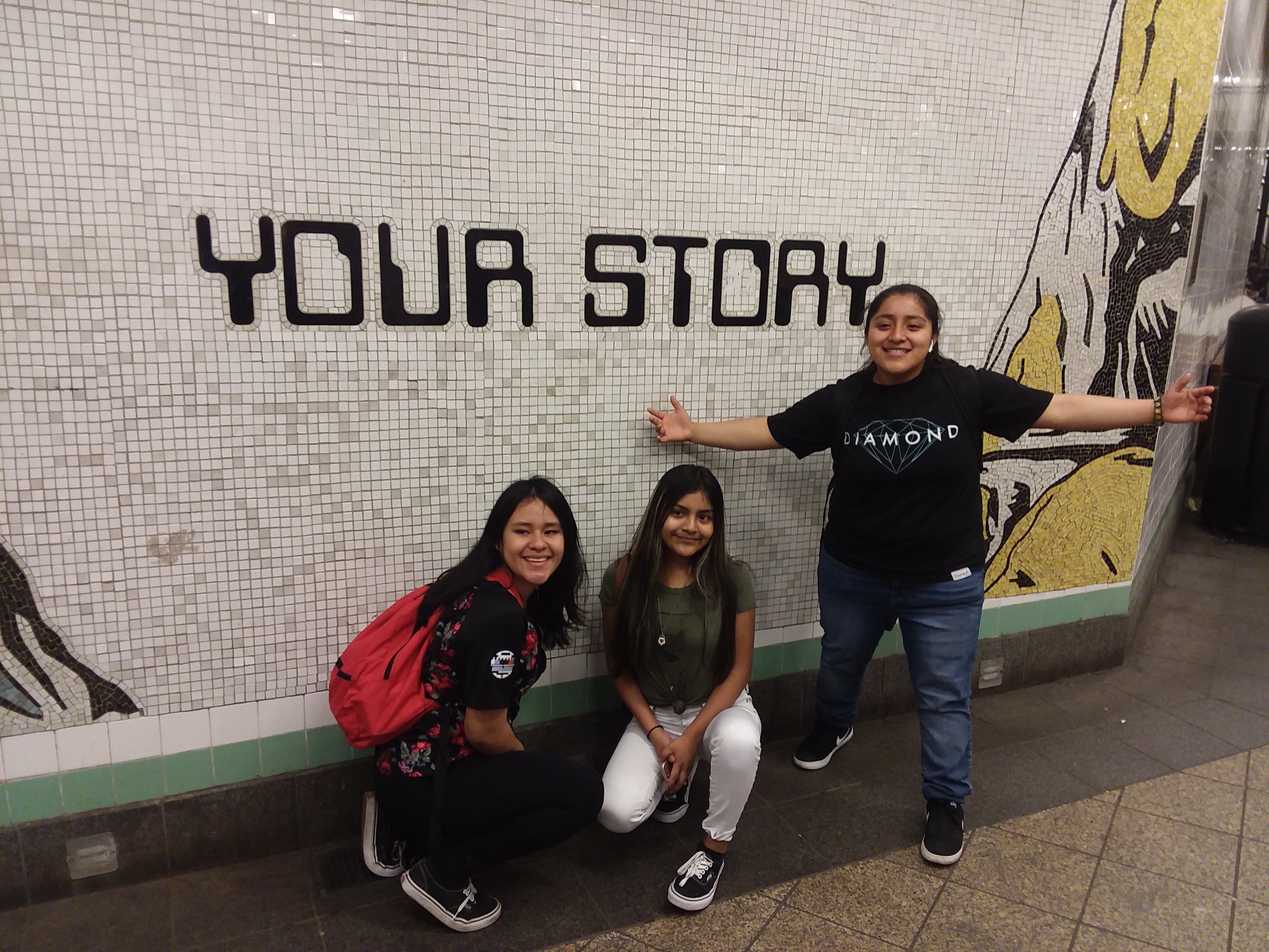  Students in the subway 