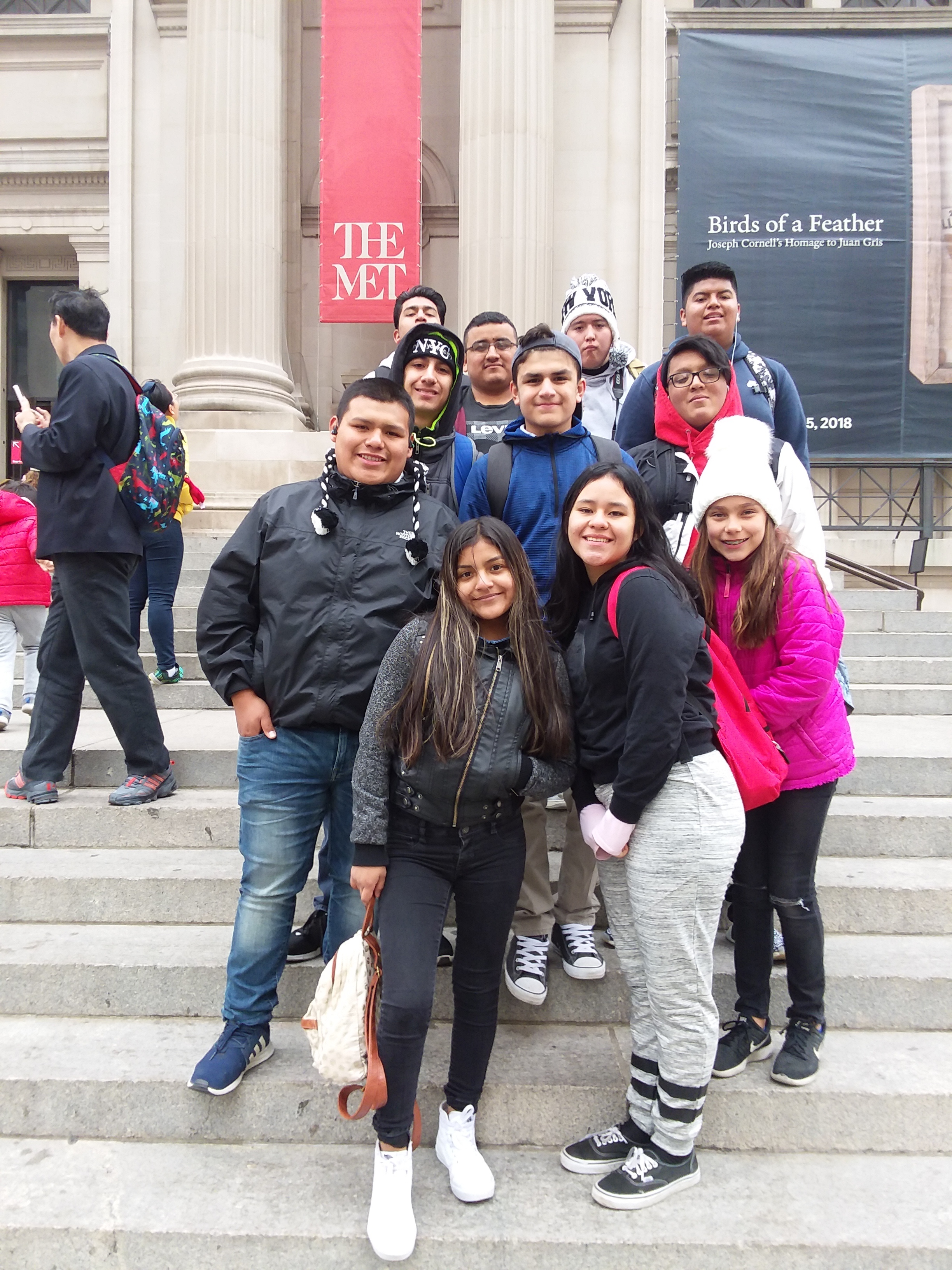  Students (half group) - at the The Met 