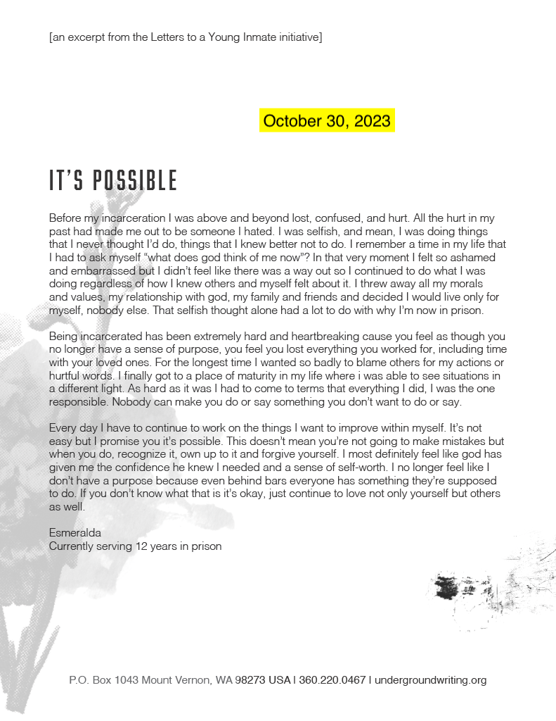 October 30, 2023 | Featured Letter