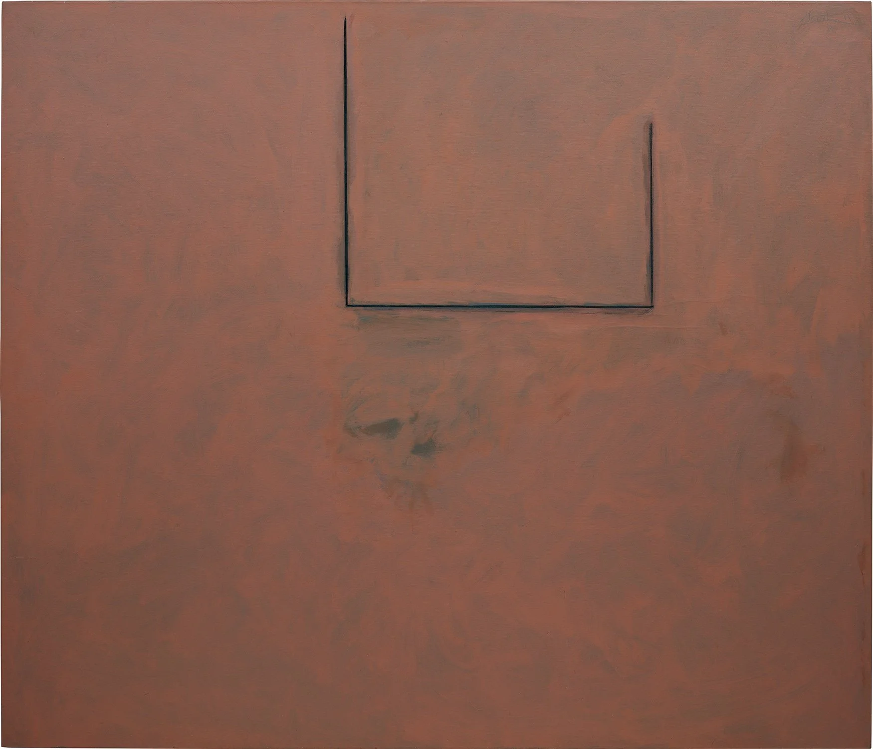 Robert Motherwell, Premonition Open with Flesh over Grey, 1974