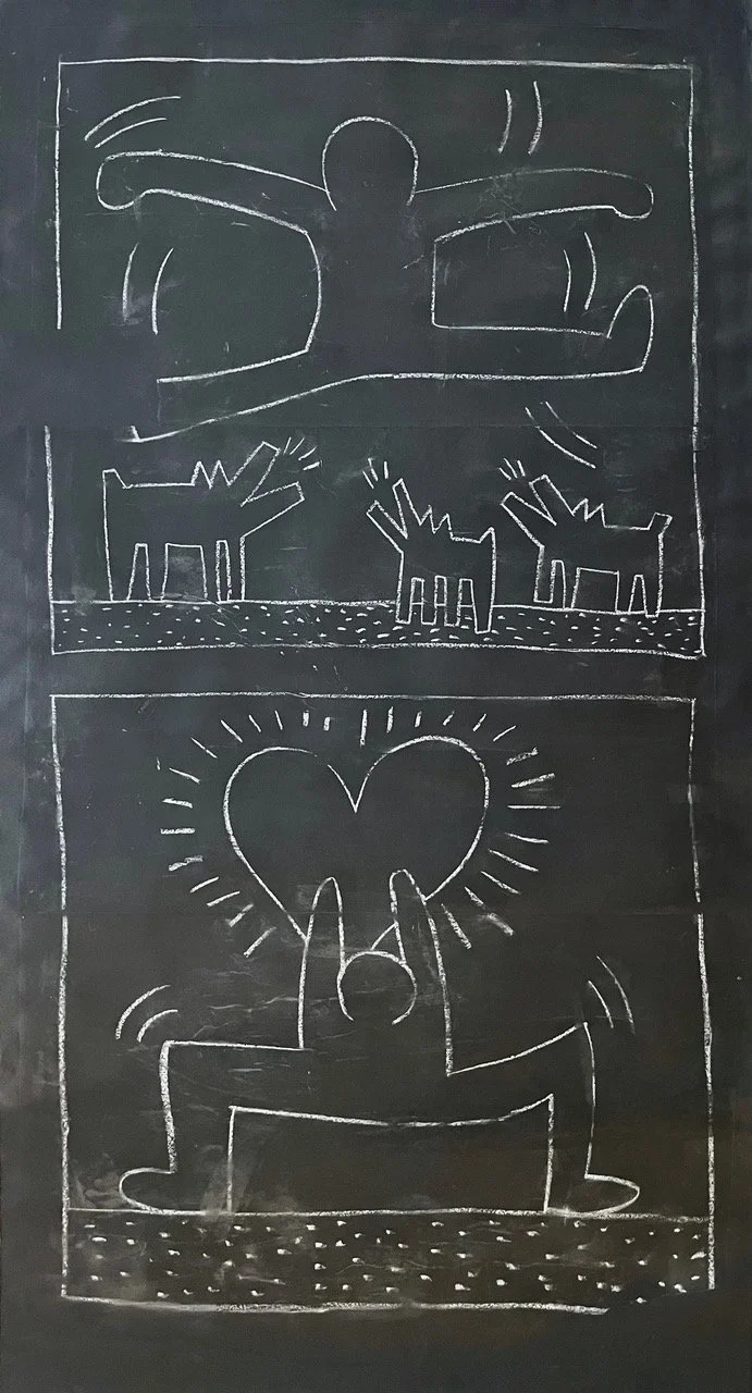 Keith Haring, Untitled (Subway Drawing), 1985