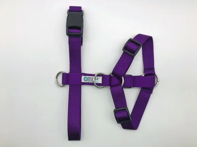 Our harnesses will be available in medium and large 1" harnesses. Small and X-Small coming soon!