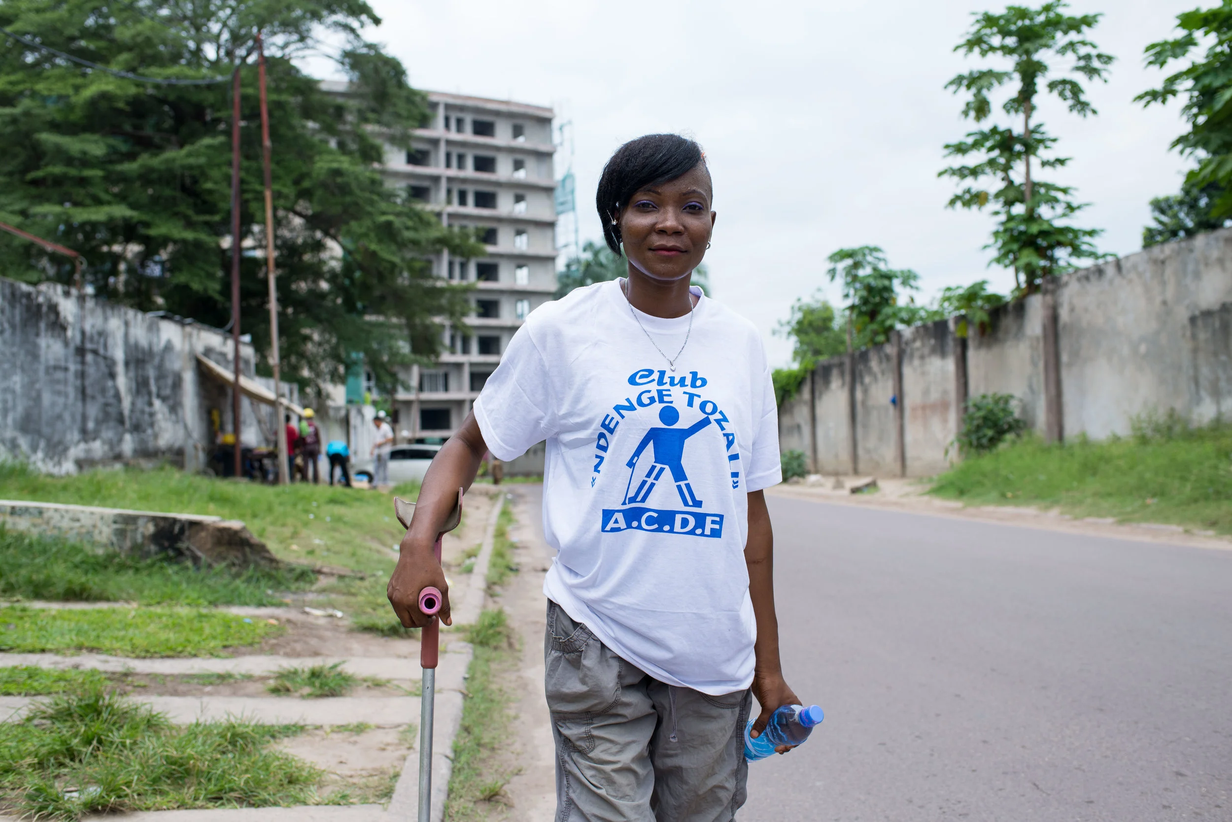  Espe has been a member of ACDF since 2012. Before receiving the brace, she had to crawl on all fours to get around. 