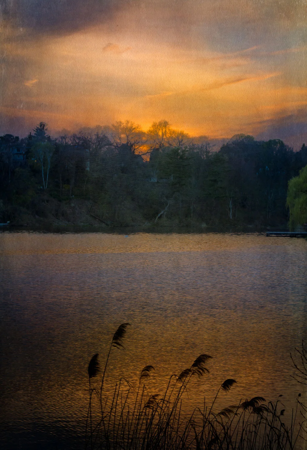 Grenadier pond sunset