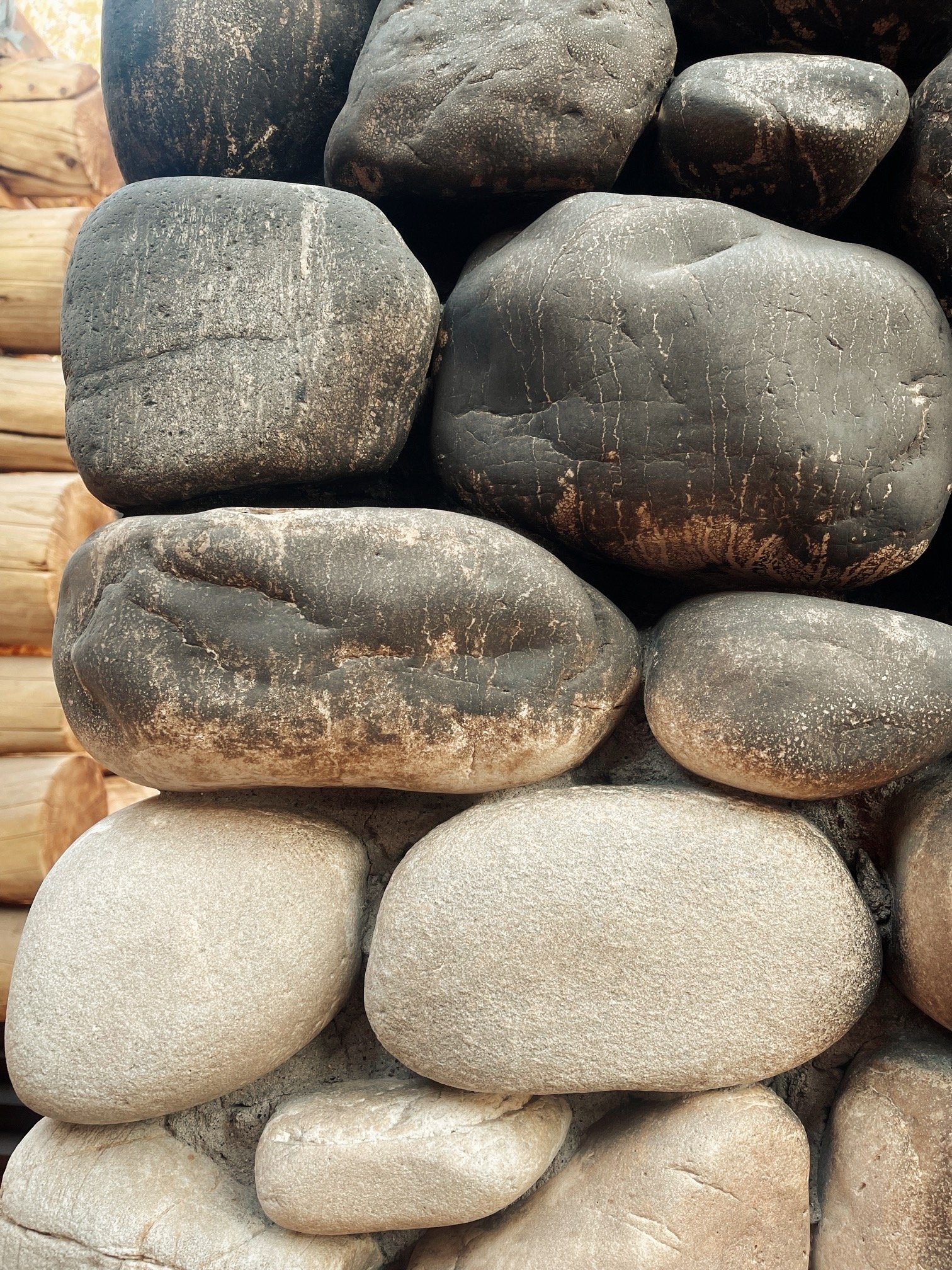 Stone Fireplace ✪ Sun Valley, Idaho