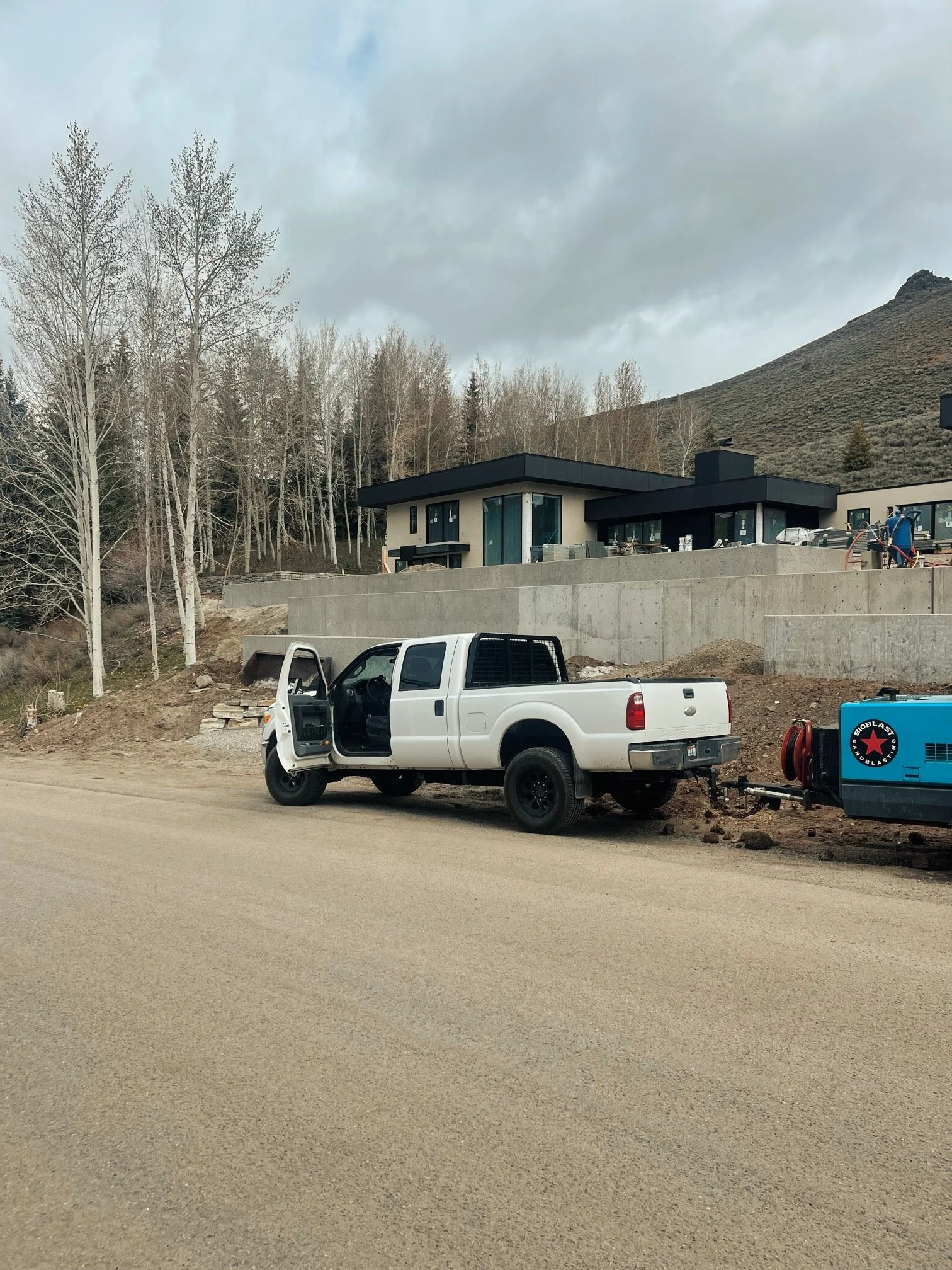 Concrete Retaining Walls ✪ Ketchum, Idaho