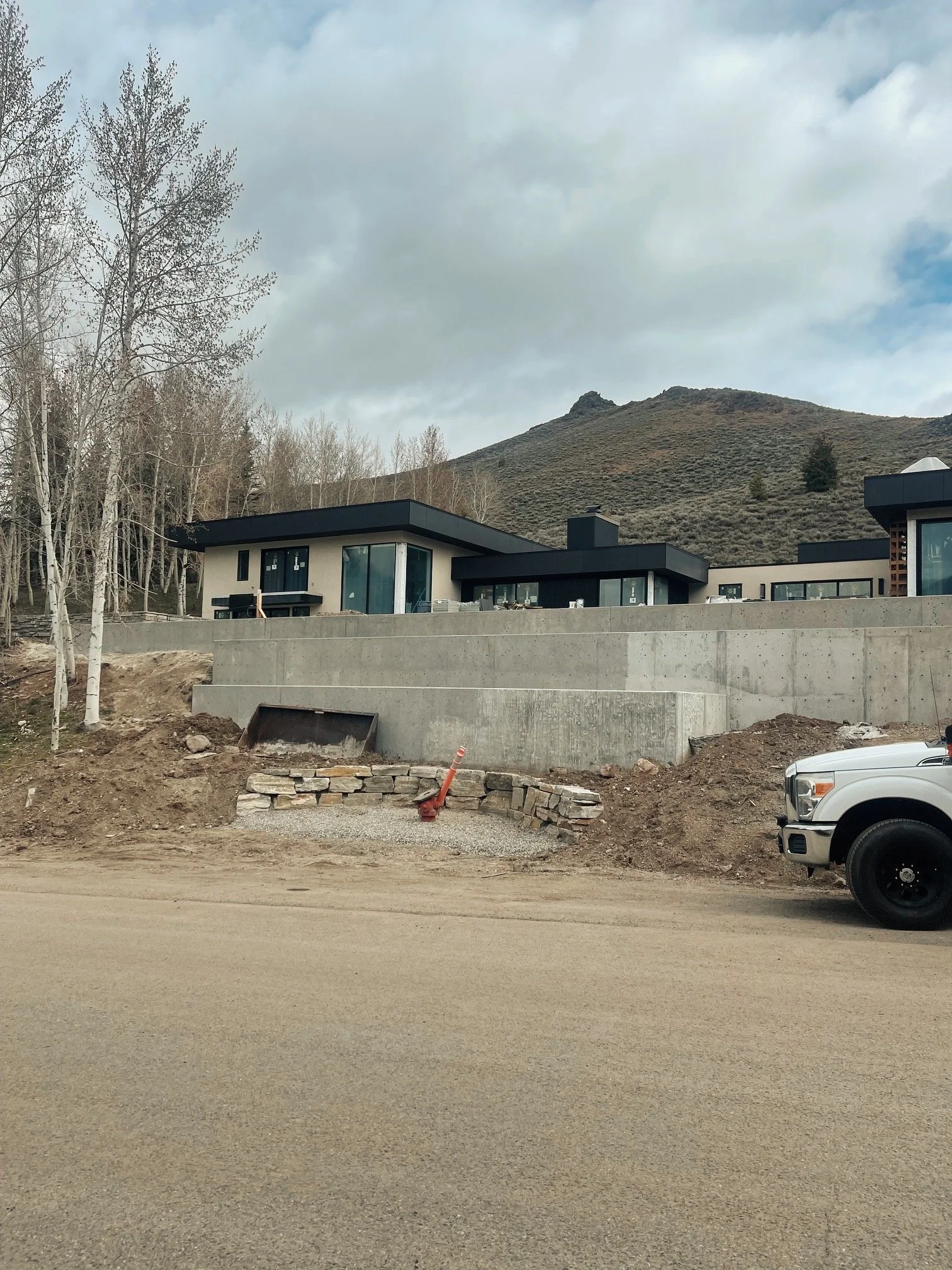Concrete Retaining Walls ✪ Ketchum, Idaho