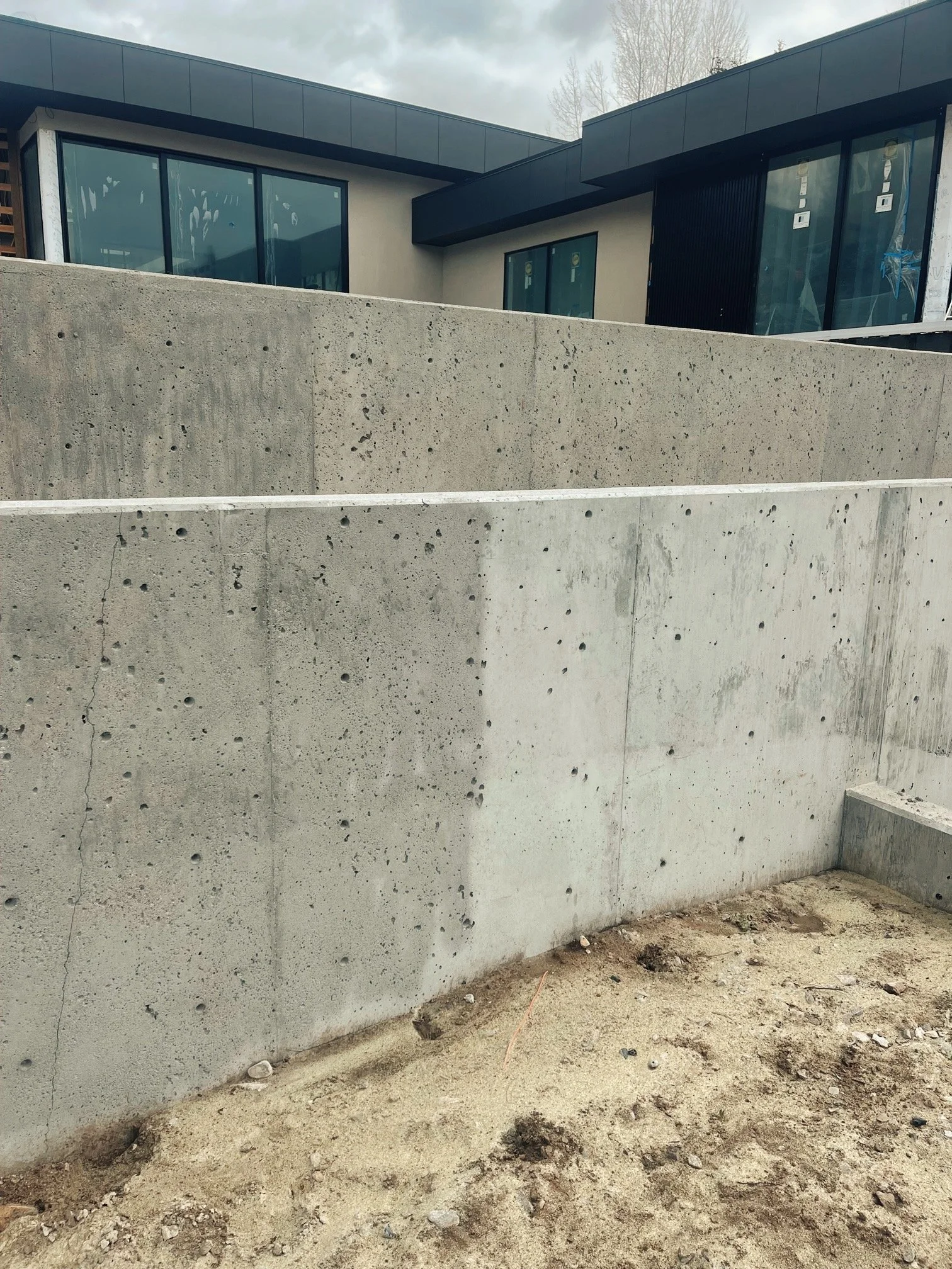 Concrete Retaining Walls ✪ Ketchum, Idaho