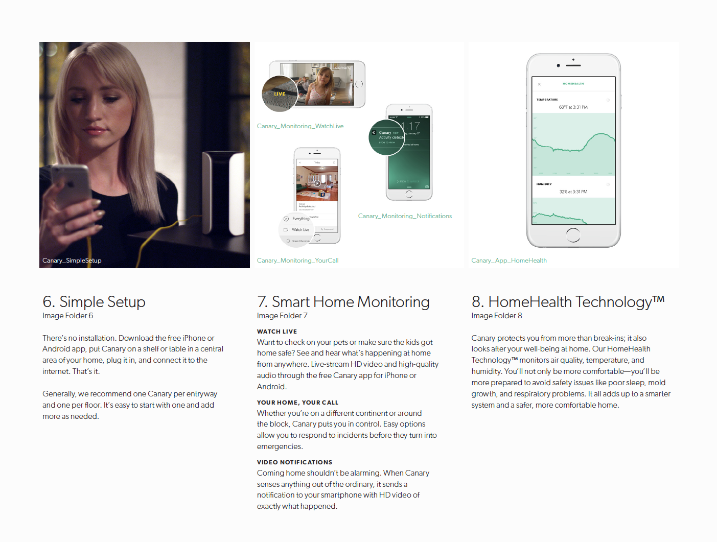 Concepting and writing for Retail Kit showcasing brand-appropriate descriptive content, terms, and images for digital and in-store marketing.