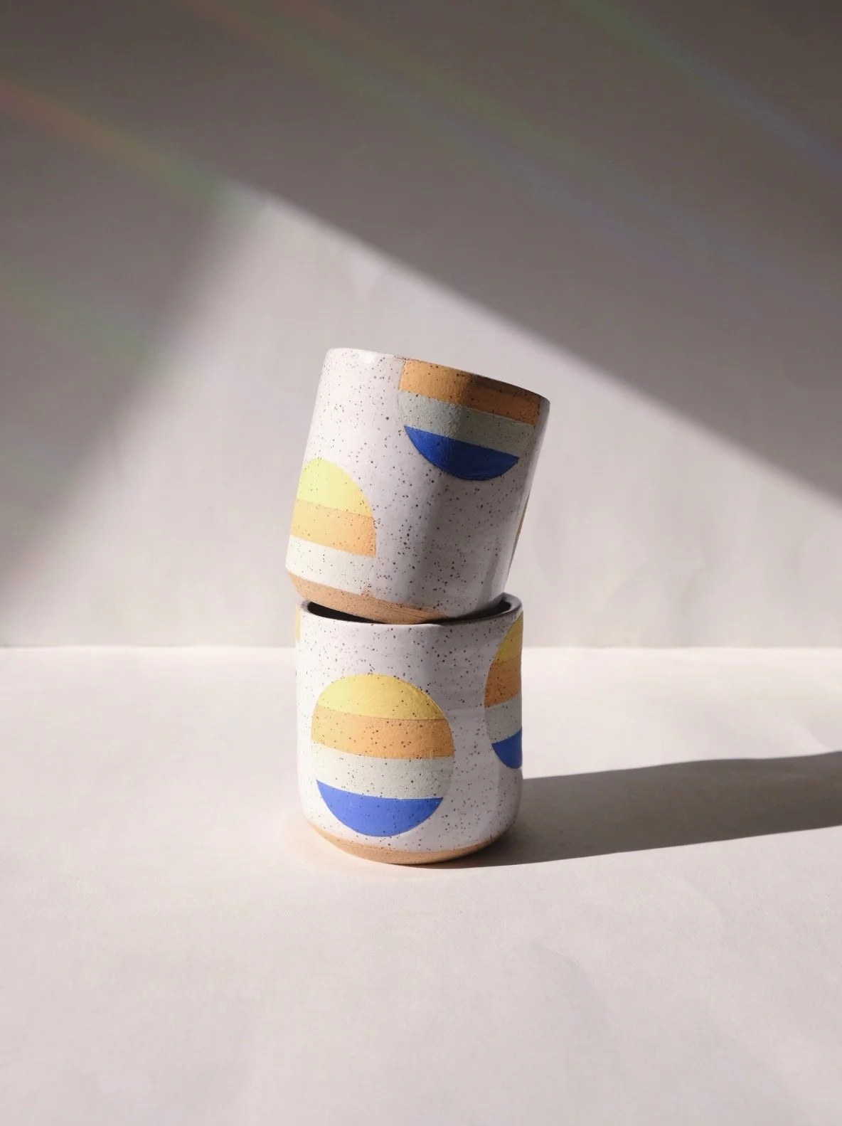 Circle Tumbler in Summer Sky