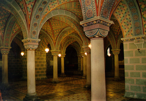 Something happens in the secret chambers beneath the Vatican!