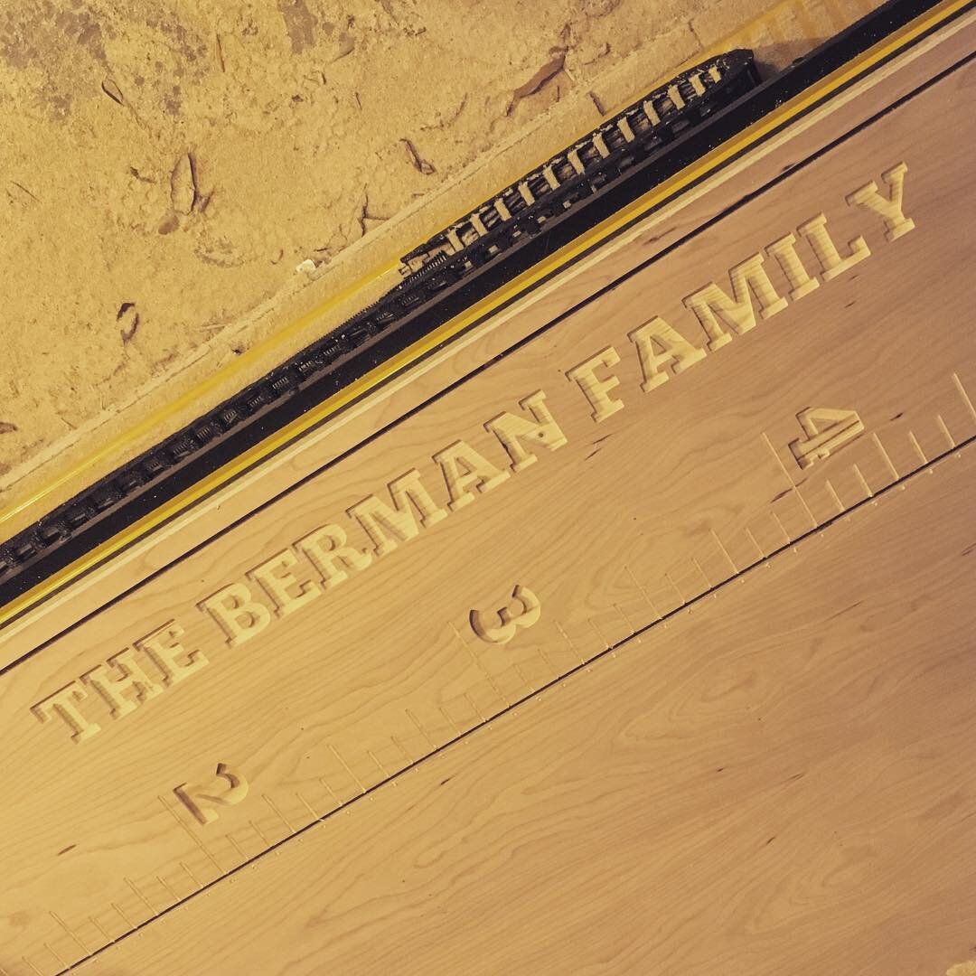 Ruler for the Berman family! #cnc #growthruler #storiedmarks