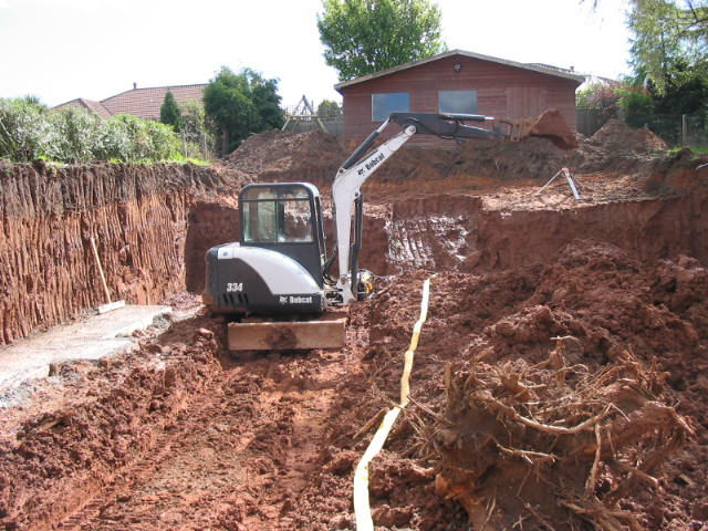 garden landscaping belfast digging out clay dunnlandscapes