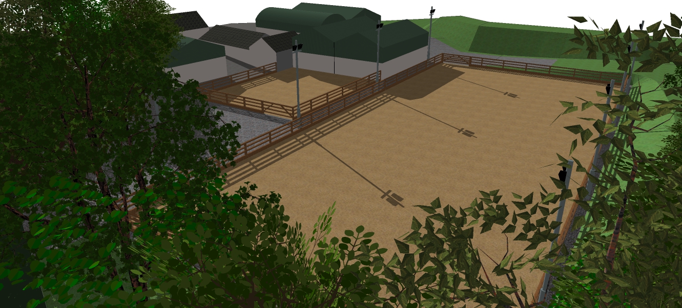 3D design equestrian arenas