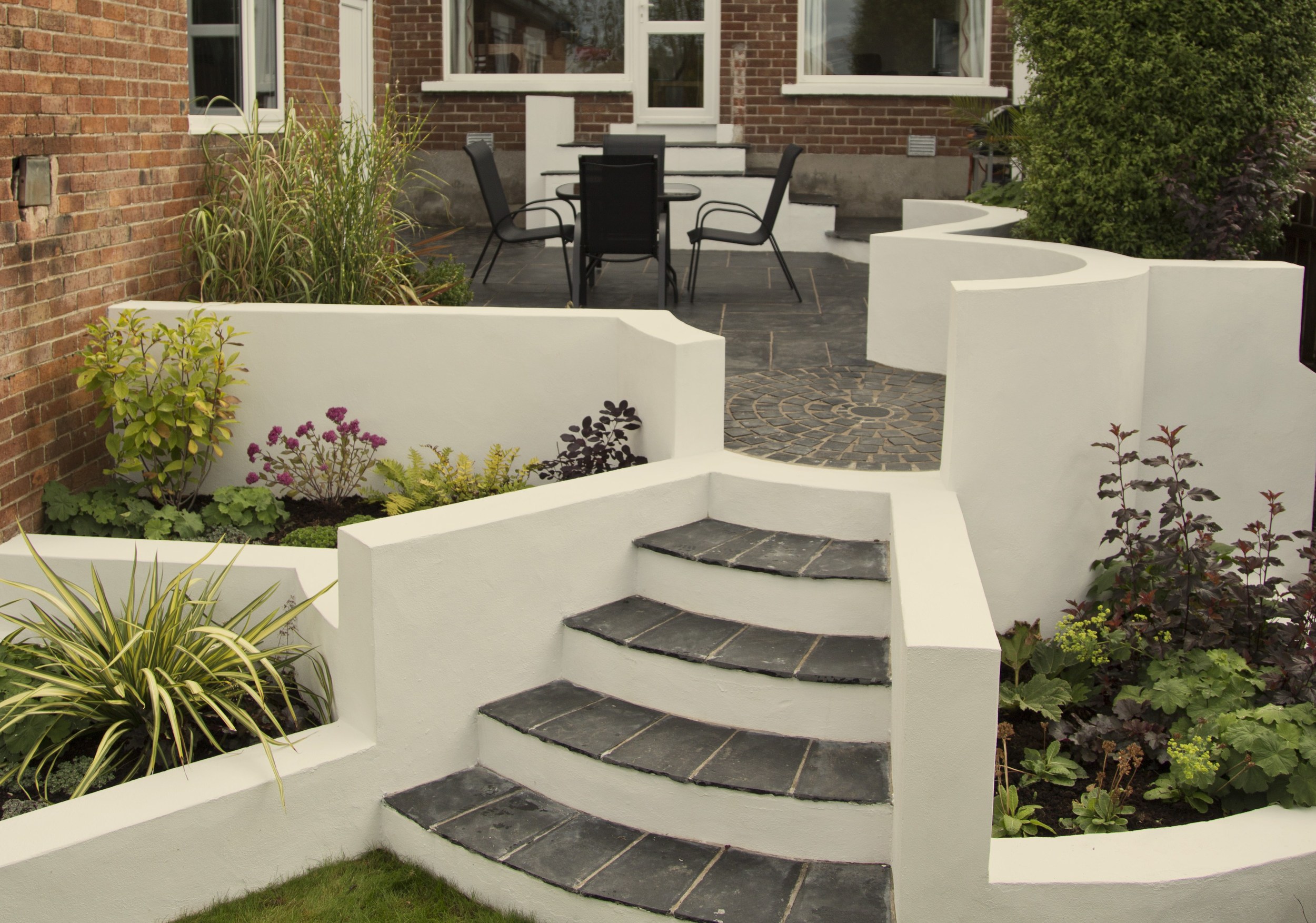 garden landscaped in Belfast