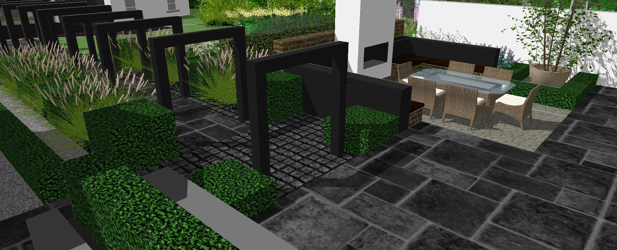 Garden design in Belfast Northern Ireland