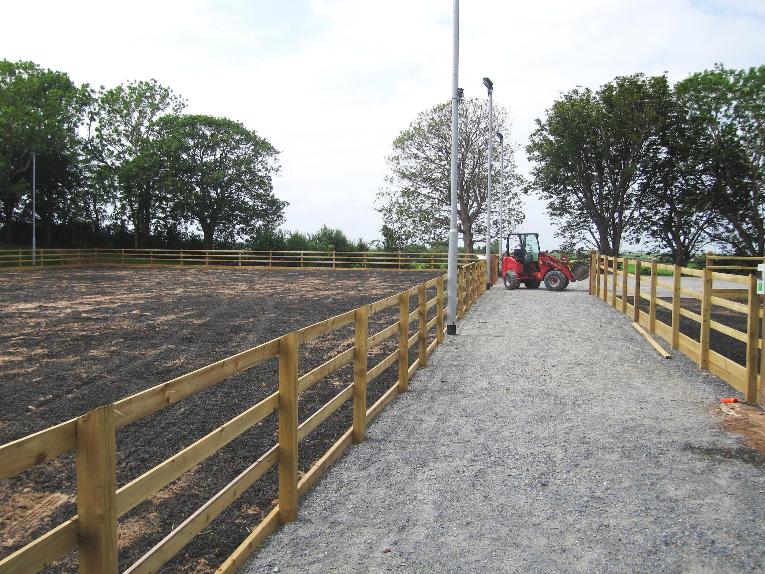construction of equestrian sandschool northern ireland