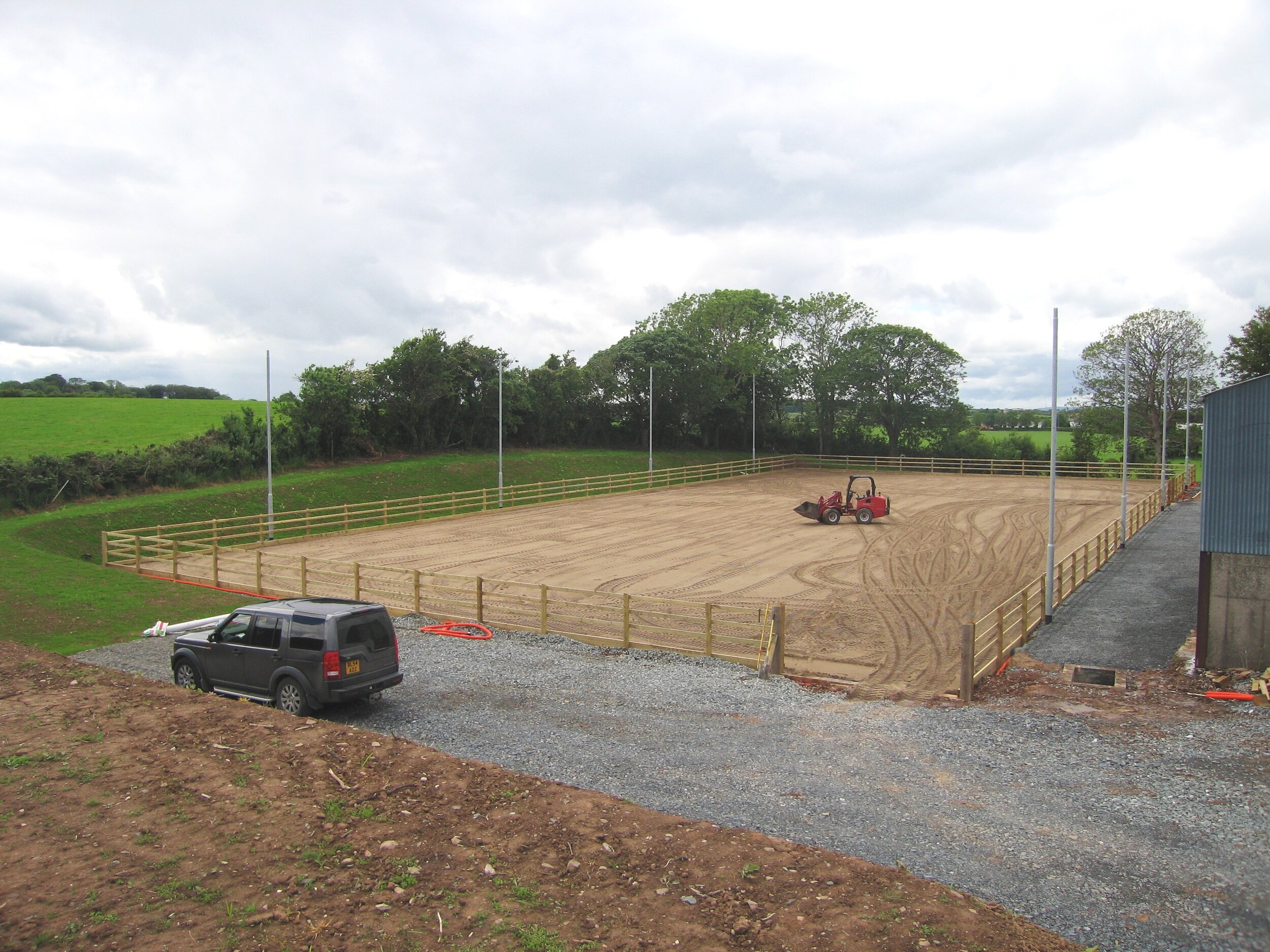 horse sandschool construction Northern Ireland