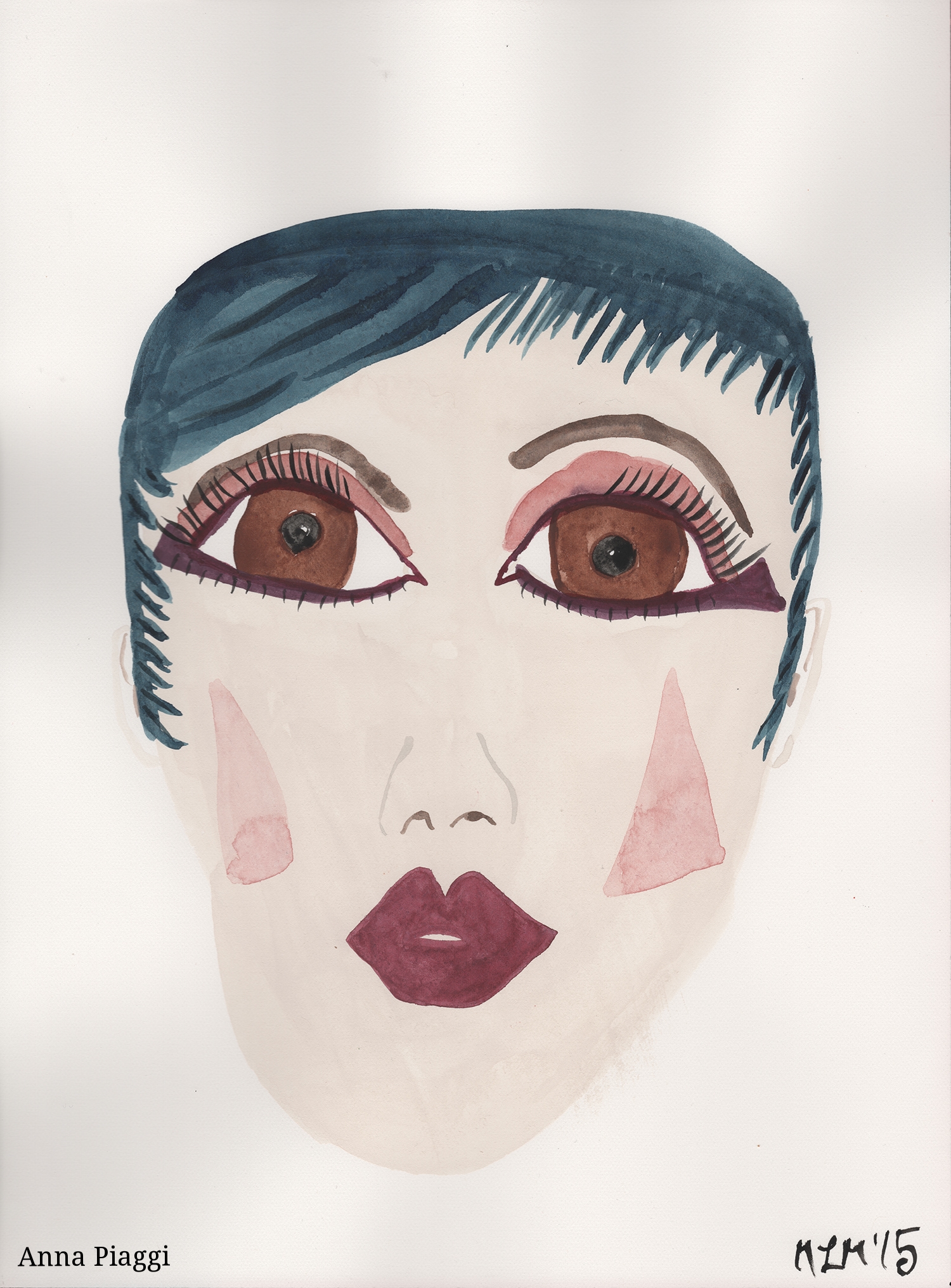 Anna Piaggi Italian fashion editor& fashion icon