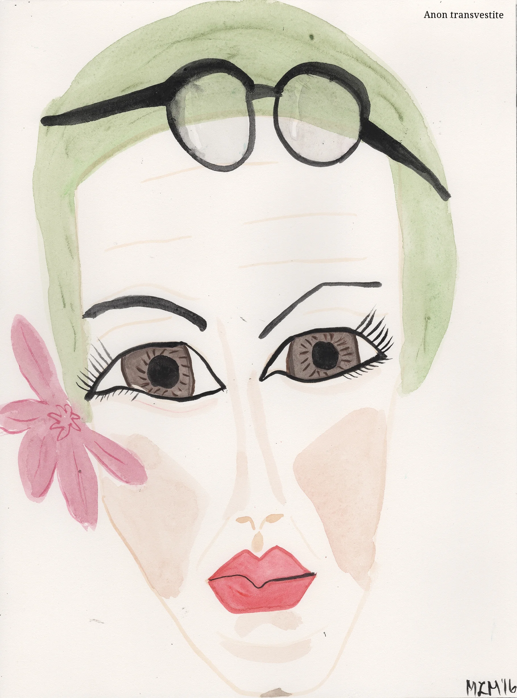 Anon transvestite 1980's