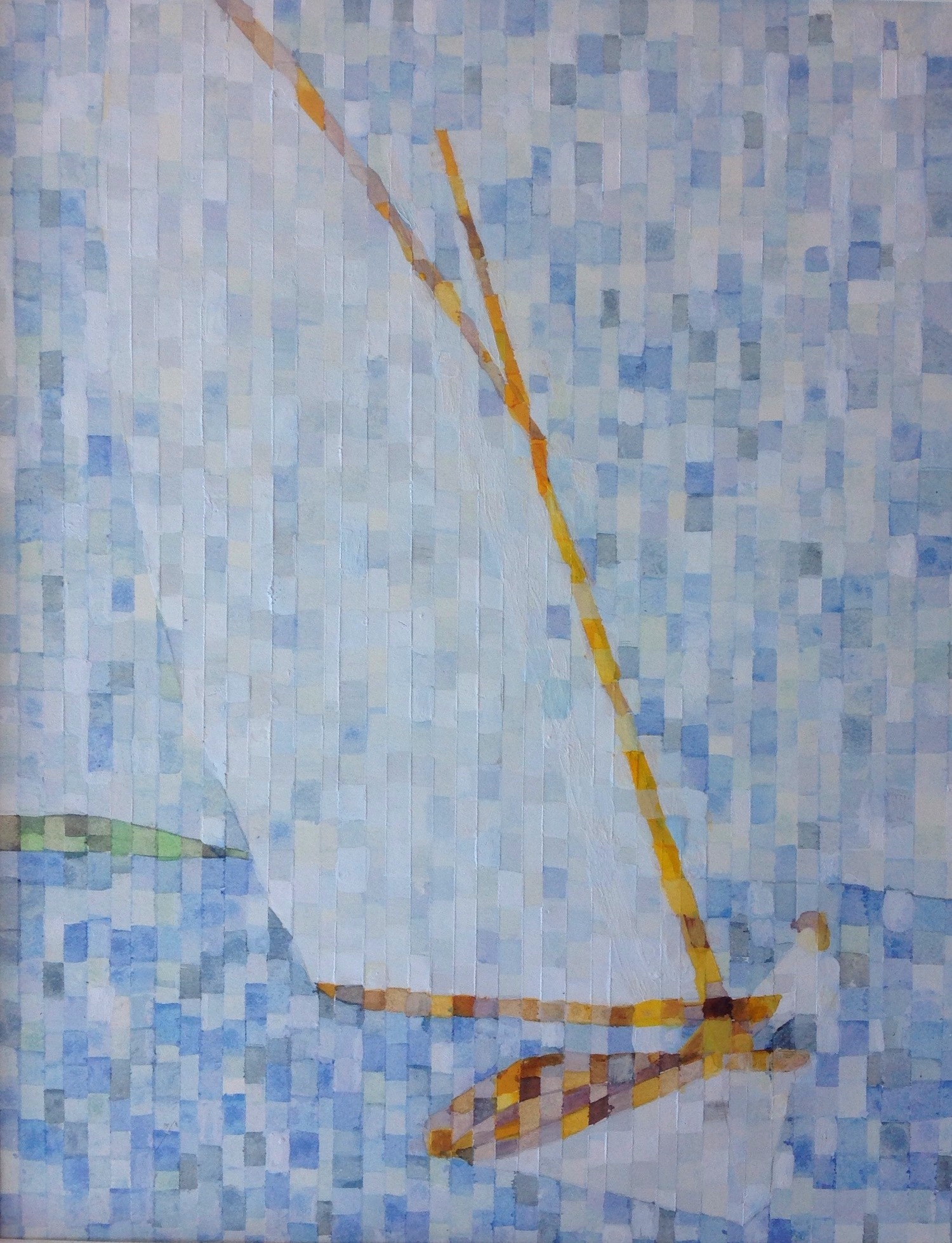 - - Cape Cod Cat Boat - - ink on paper 8.5X11 prints available $25