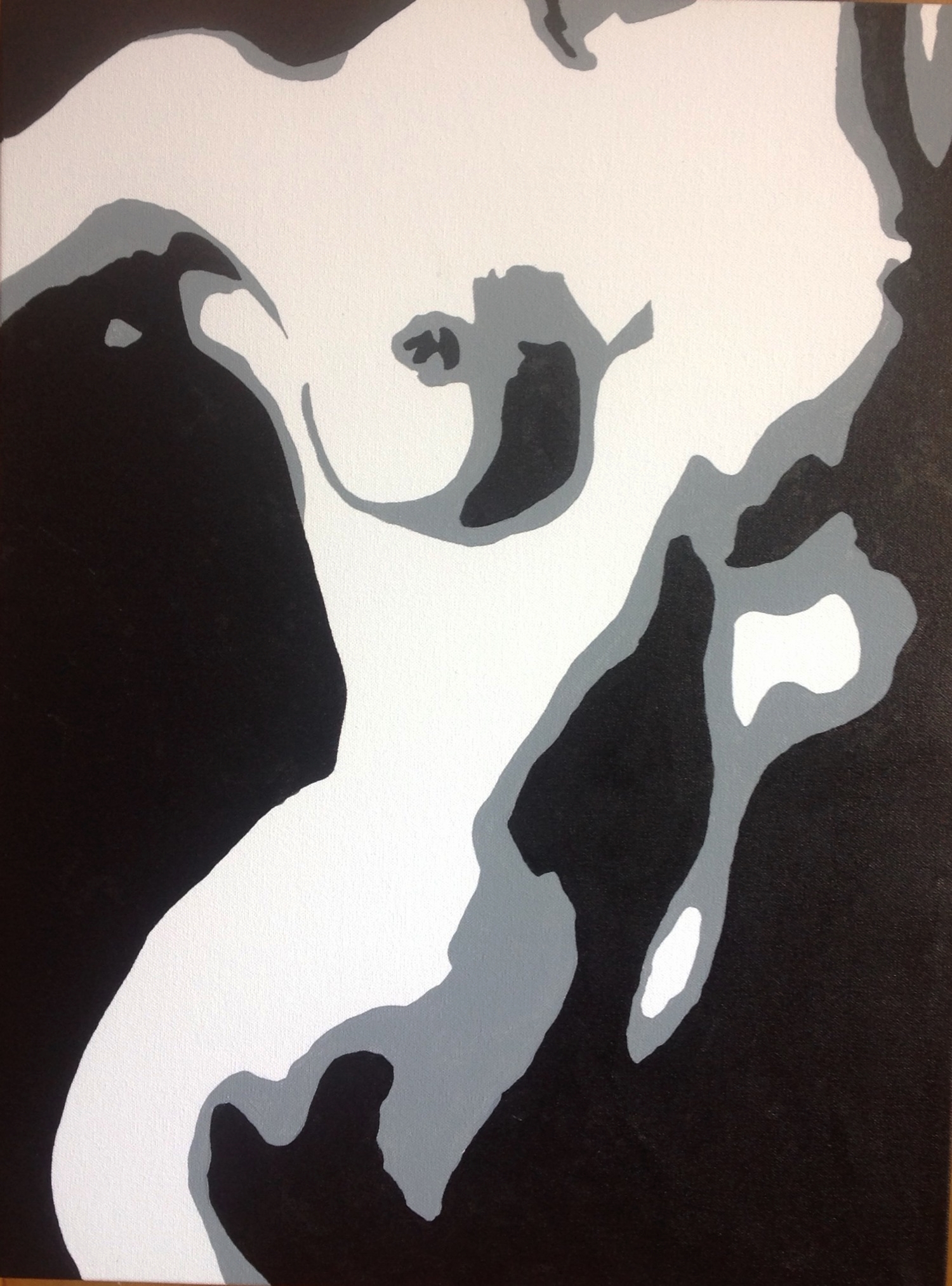 ------- - - - Nude - - - ------ Acrylic on Canvas 18X24 $200