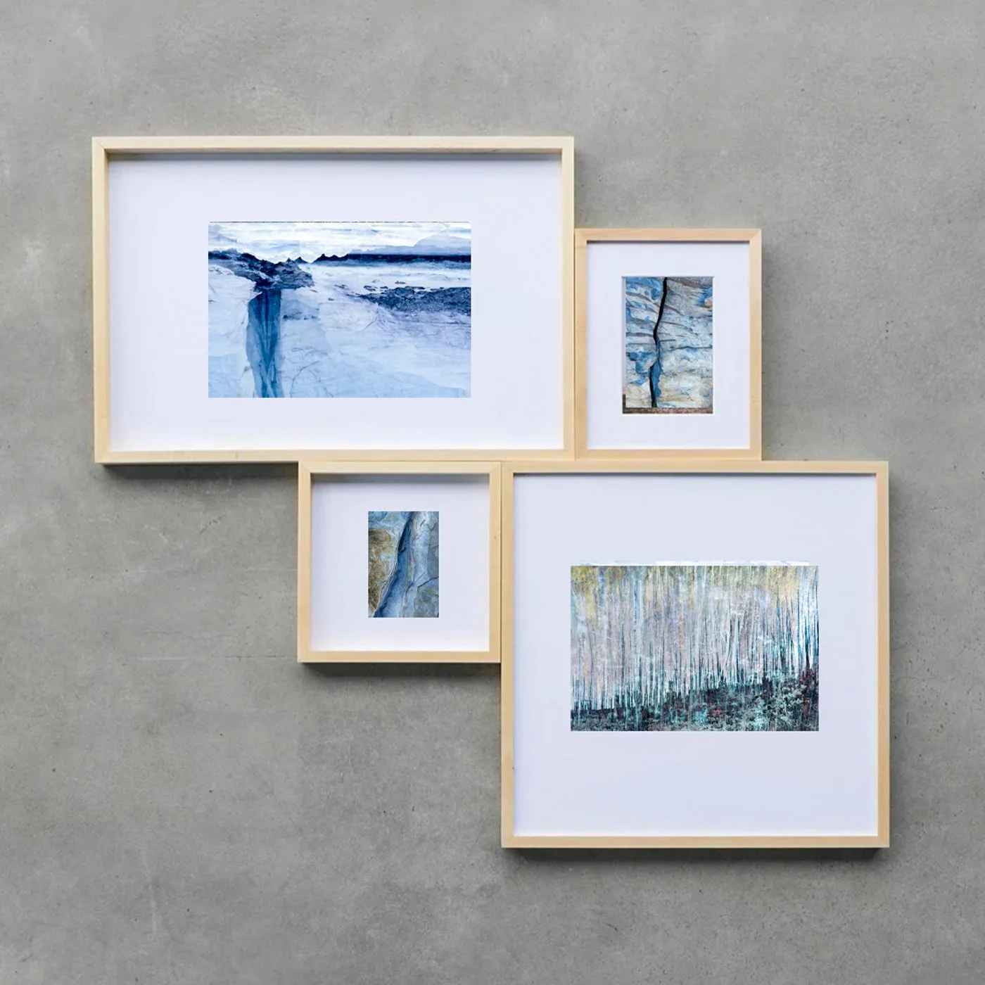 Glacier, Rock 1(crack to the Right), Rock 3 (Crack to the Right), After the Fire